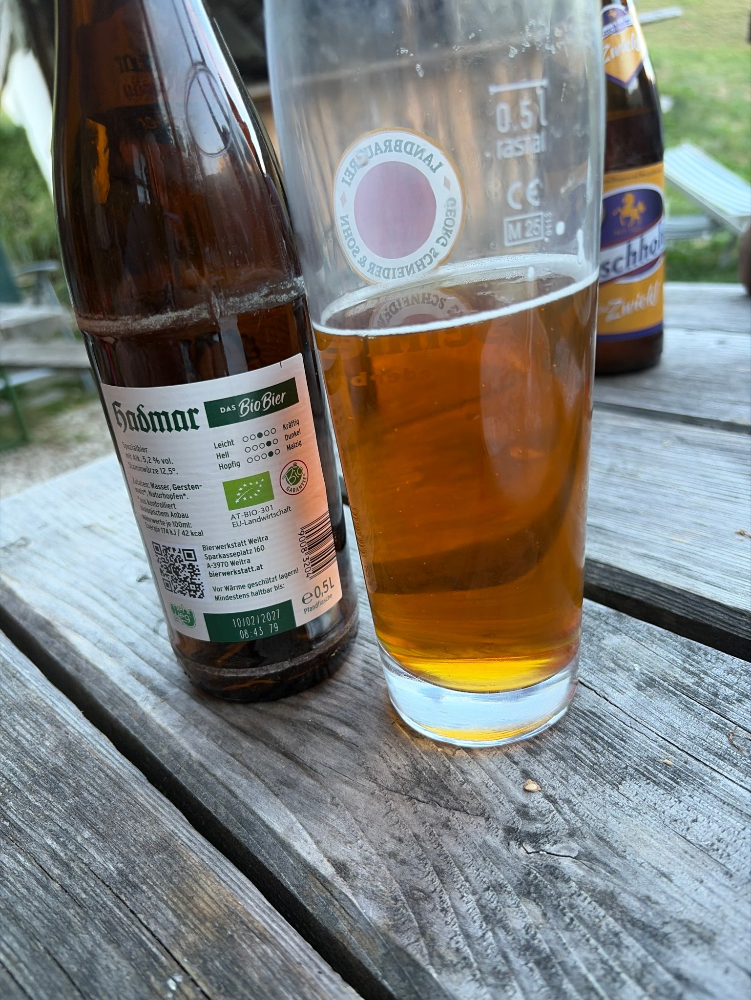 Hadmar Bio Bier, Bierwerkstatt Weitra Bräu