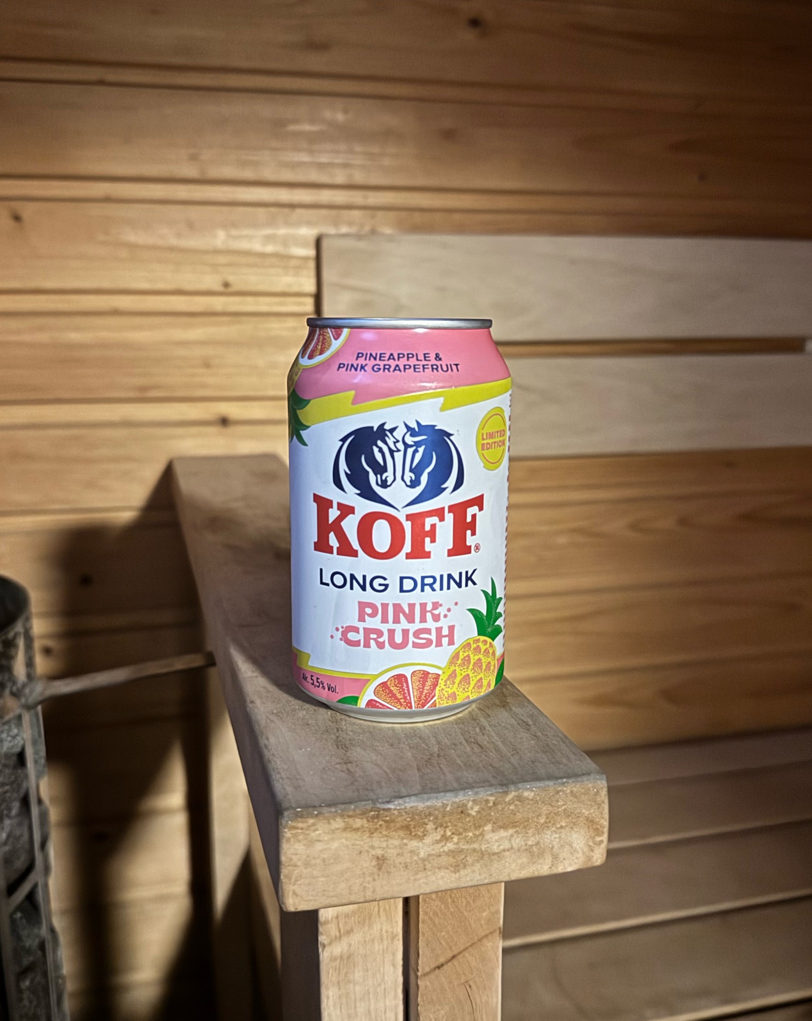 KOFF Long Drink Pink Crush, Finland