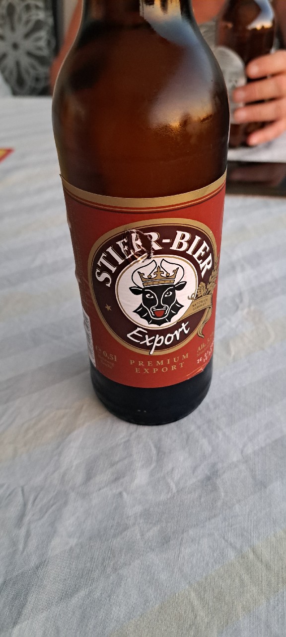Stier-bier Export, Darguner Brauerei (Harboe)