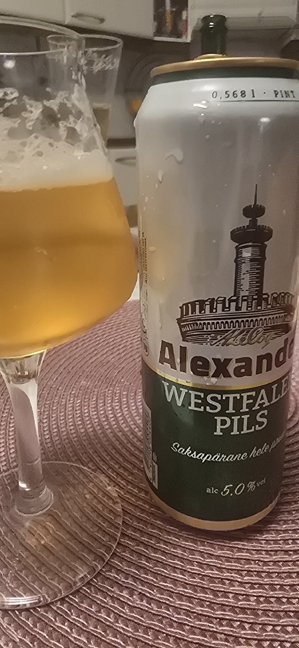 Alexander Westfalen Pils, Estonia