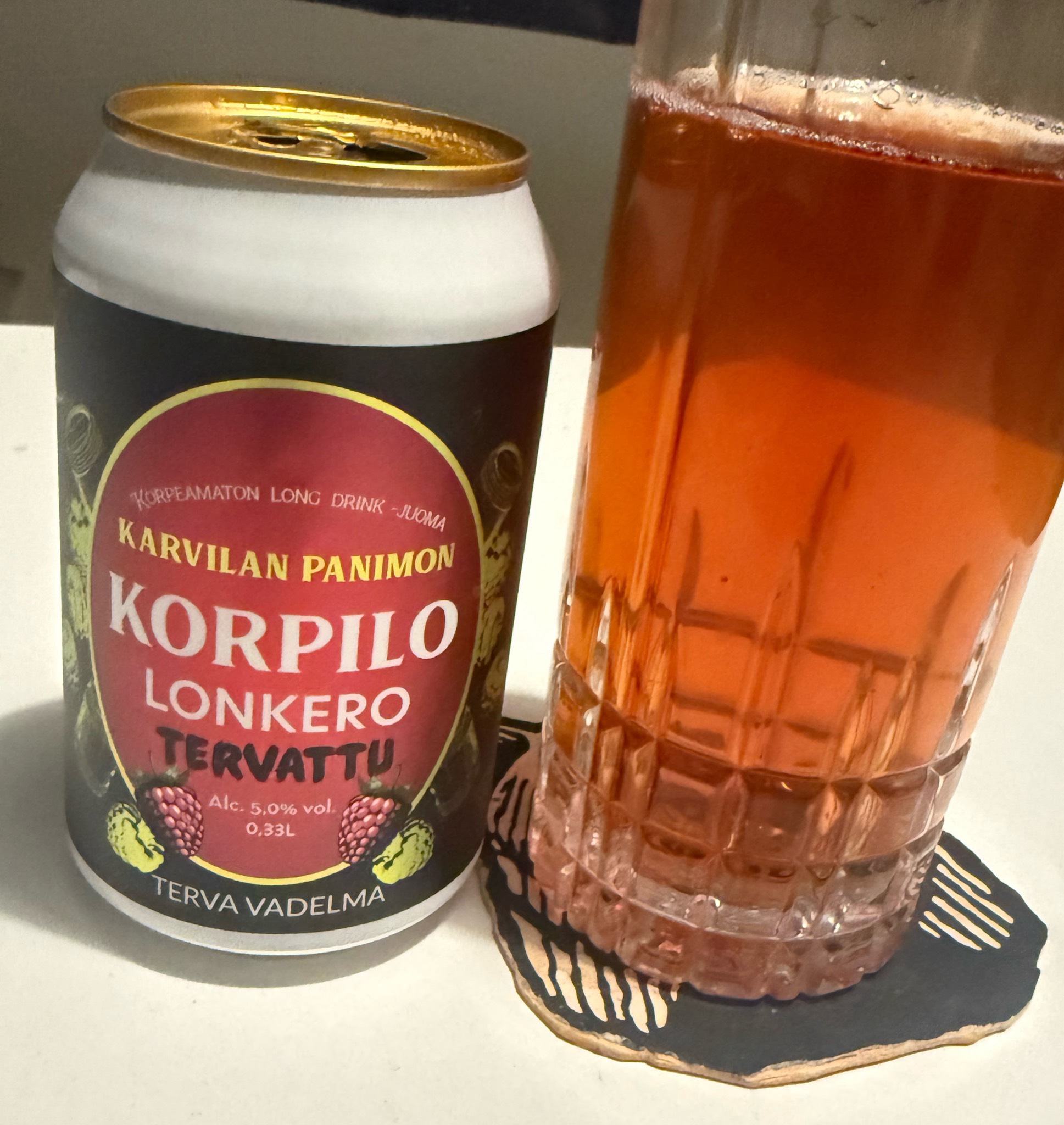 Korpilo Lonkero Tervattu Terva Vadelma, Finland