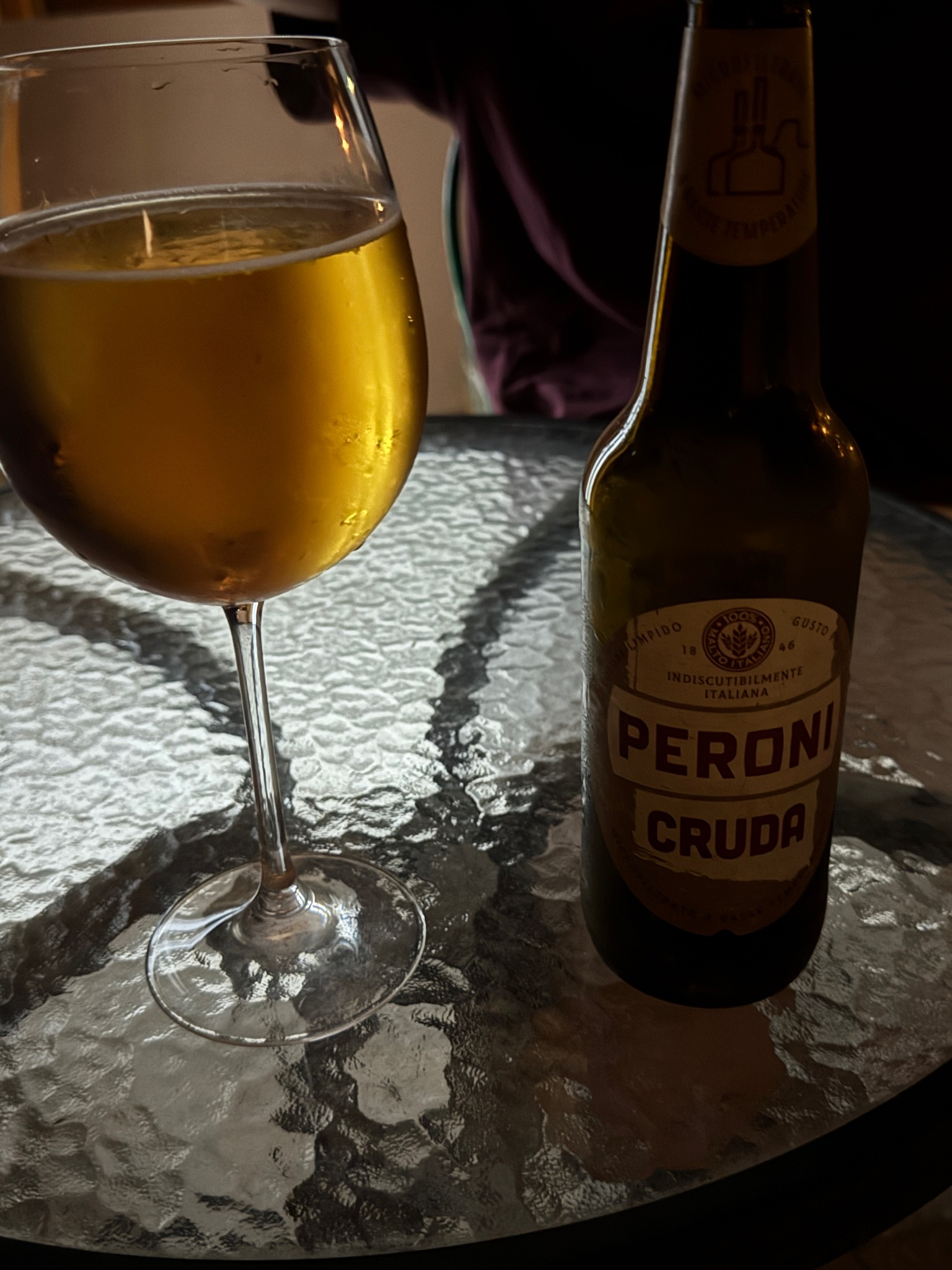 Peroni Cruda, Italy