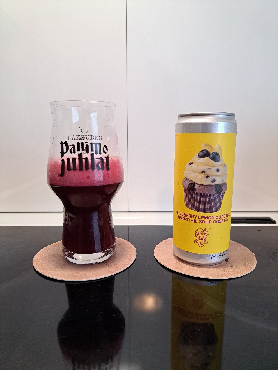 Blueberry Lemon Cupcake Smoothie Sour Gose, Friends Company