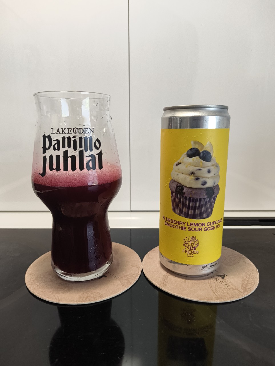Blueberry Lemon Cupcake Smoothie Sour Gose, Friends Company