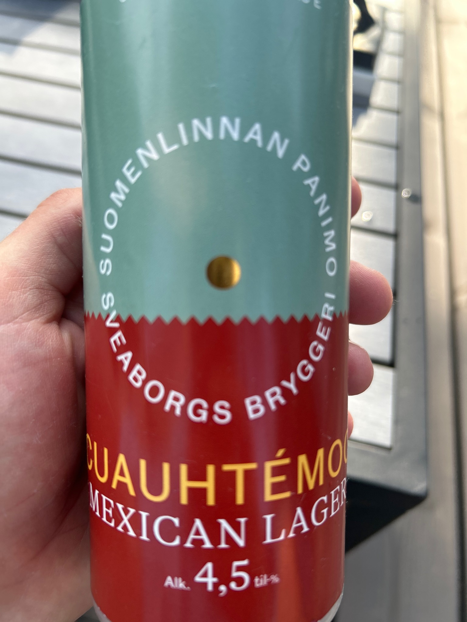 Cuauhtémoc Mexican lager, Finland