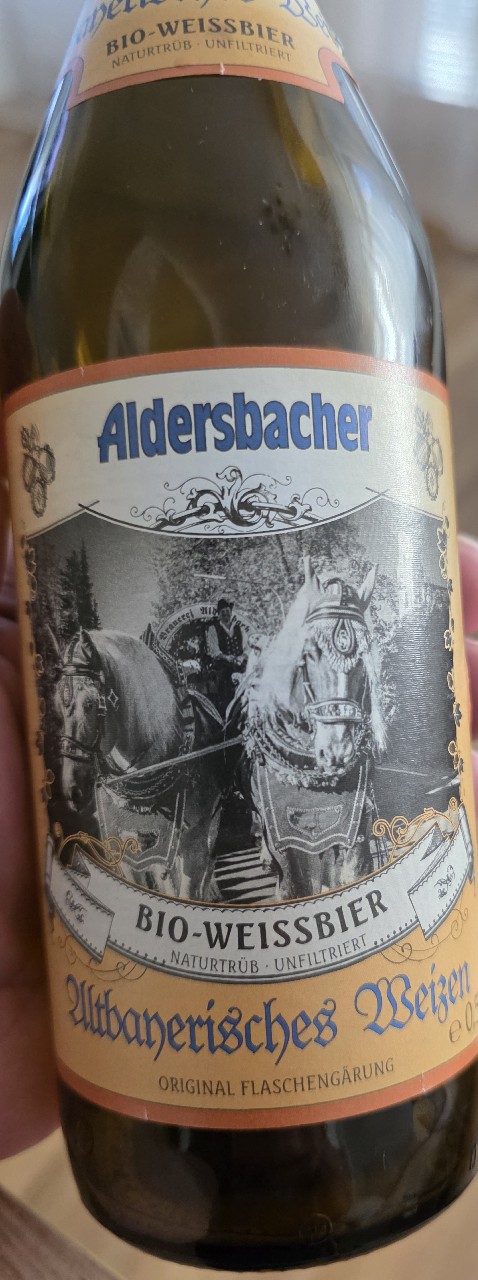 Aldersbacher Altbayrisches Weizen, Brauerei Aldersbacher
