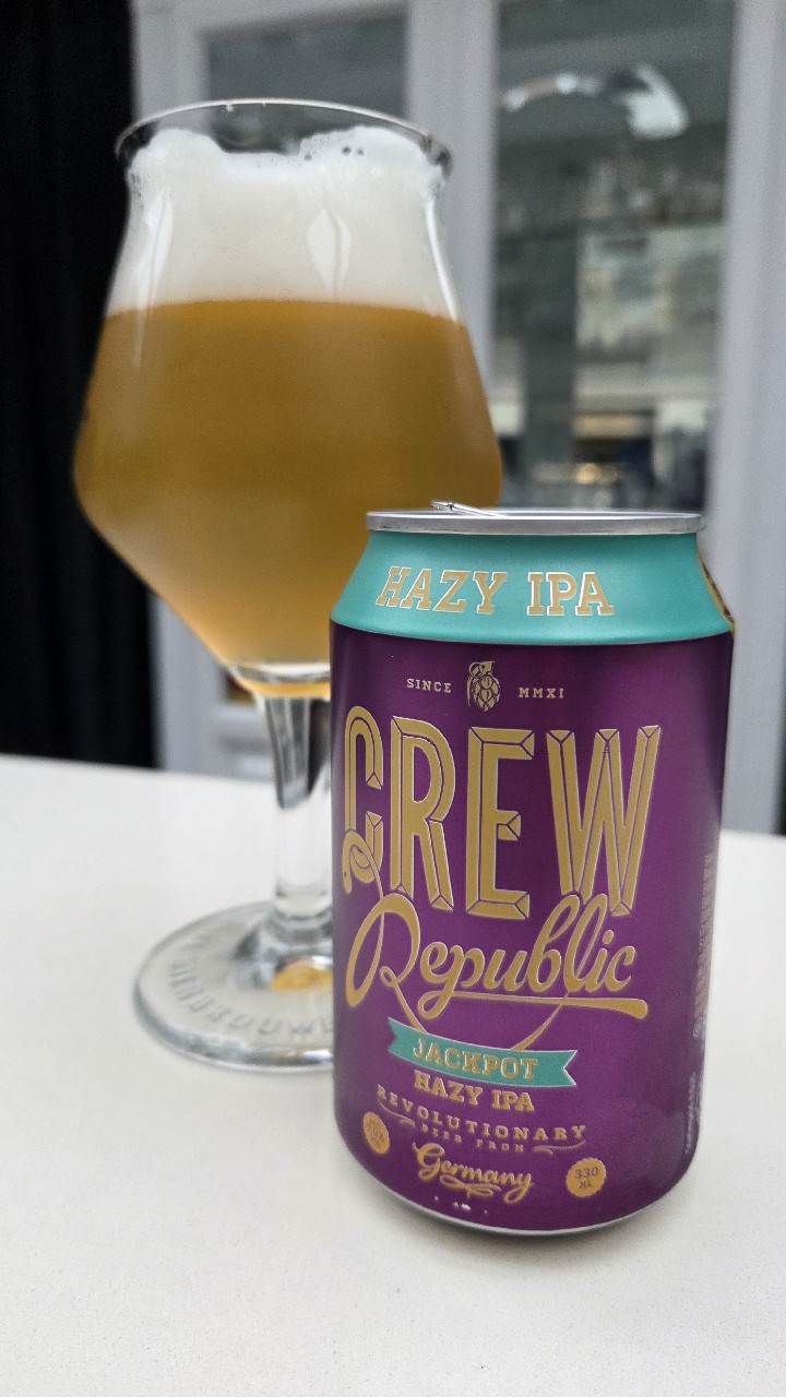 Jackpot Hazy IPA, CREW Republic Brewery