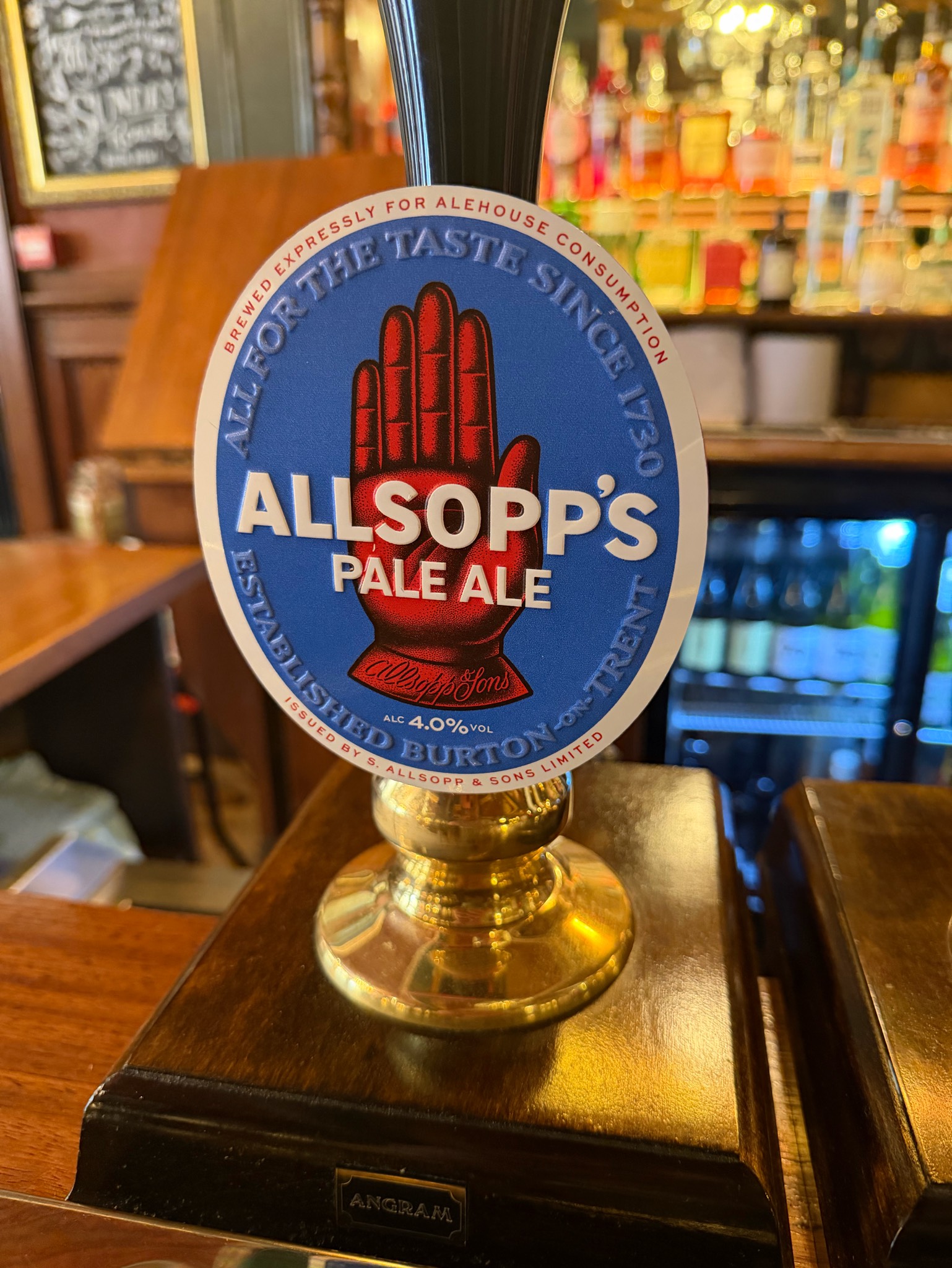 Allsopp's Pale Ale, Allsopp's