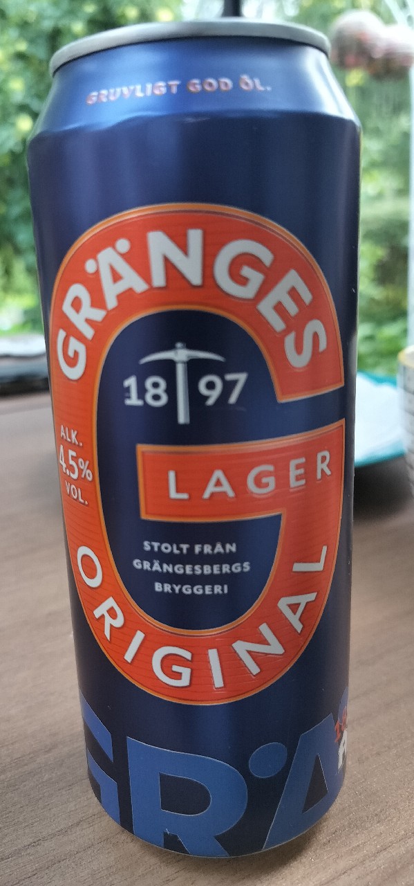 Gränges original lager, Grängesbergs Bryggeri (Spendrups Bryggeri)