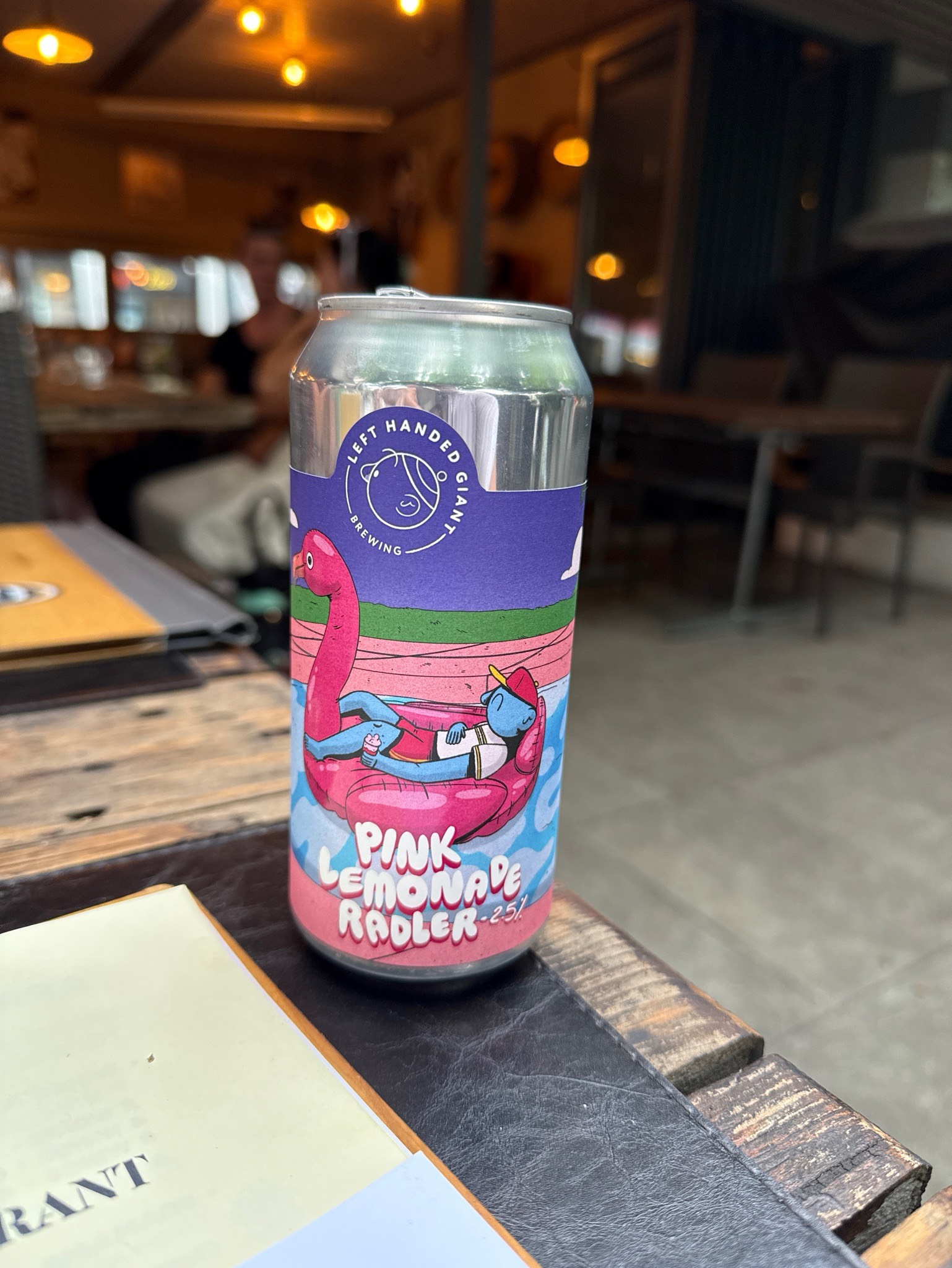 Pink Lemonade Radler, Left Handed Giant Brewing