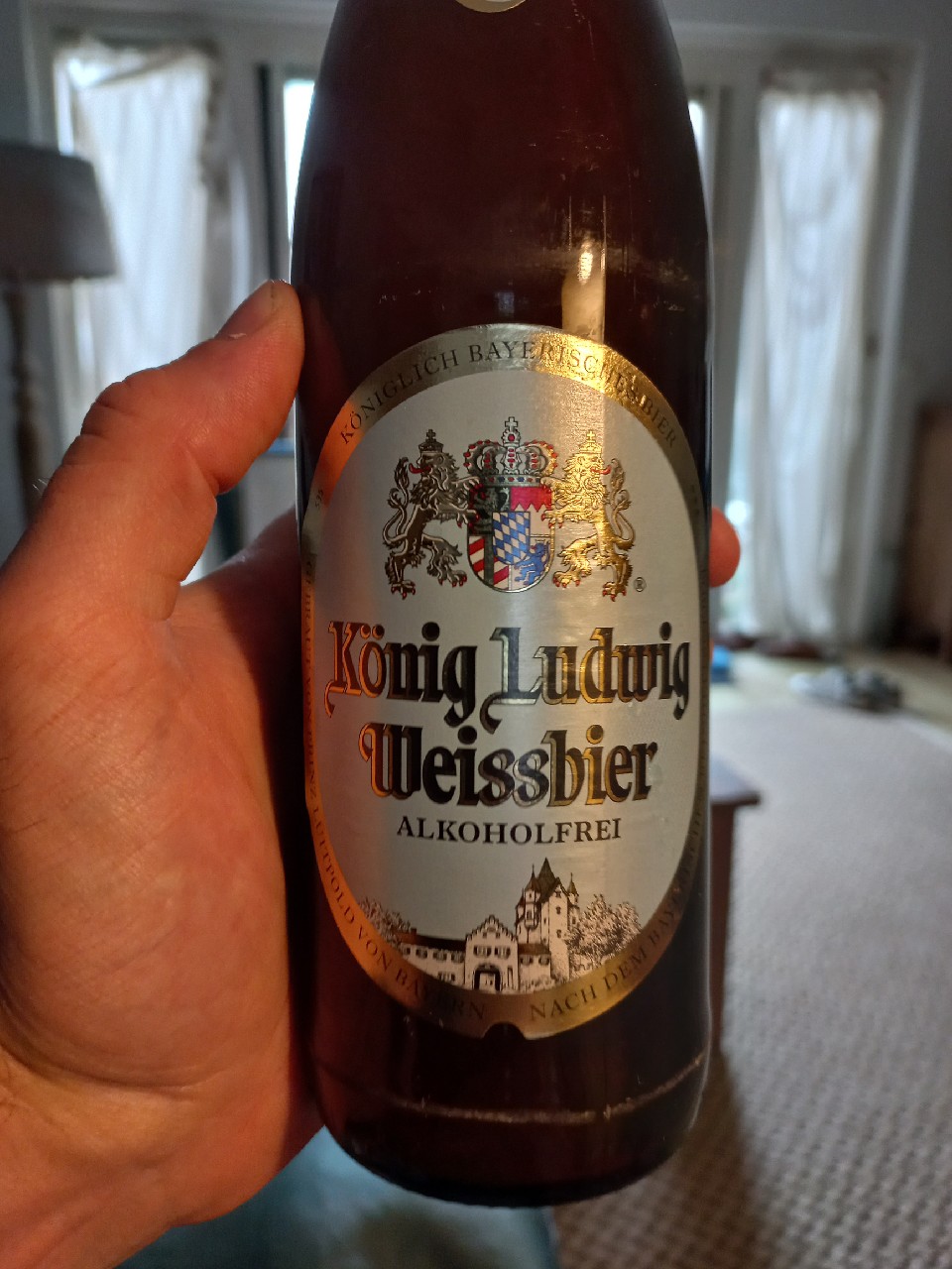 König Ludwig Weissbier Alkoholfrei, König Ludwig Schlossbrauerei Kaltenberg (Warsteiner)