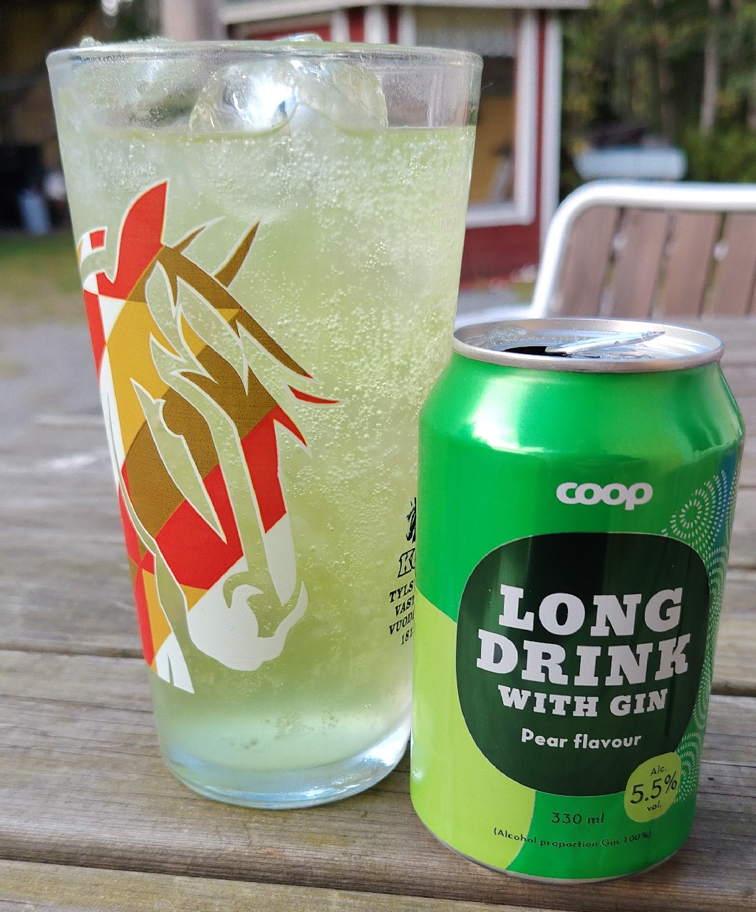 Coop Long Drink Pear, Finland