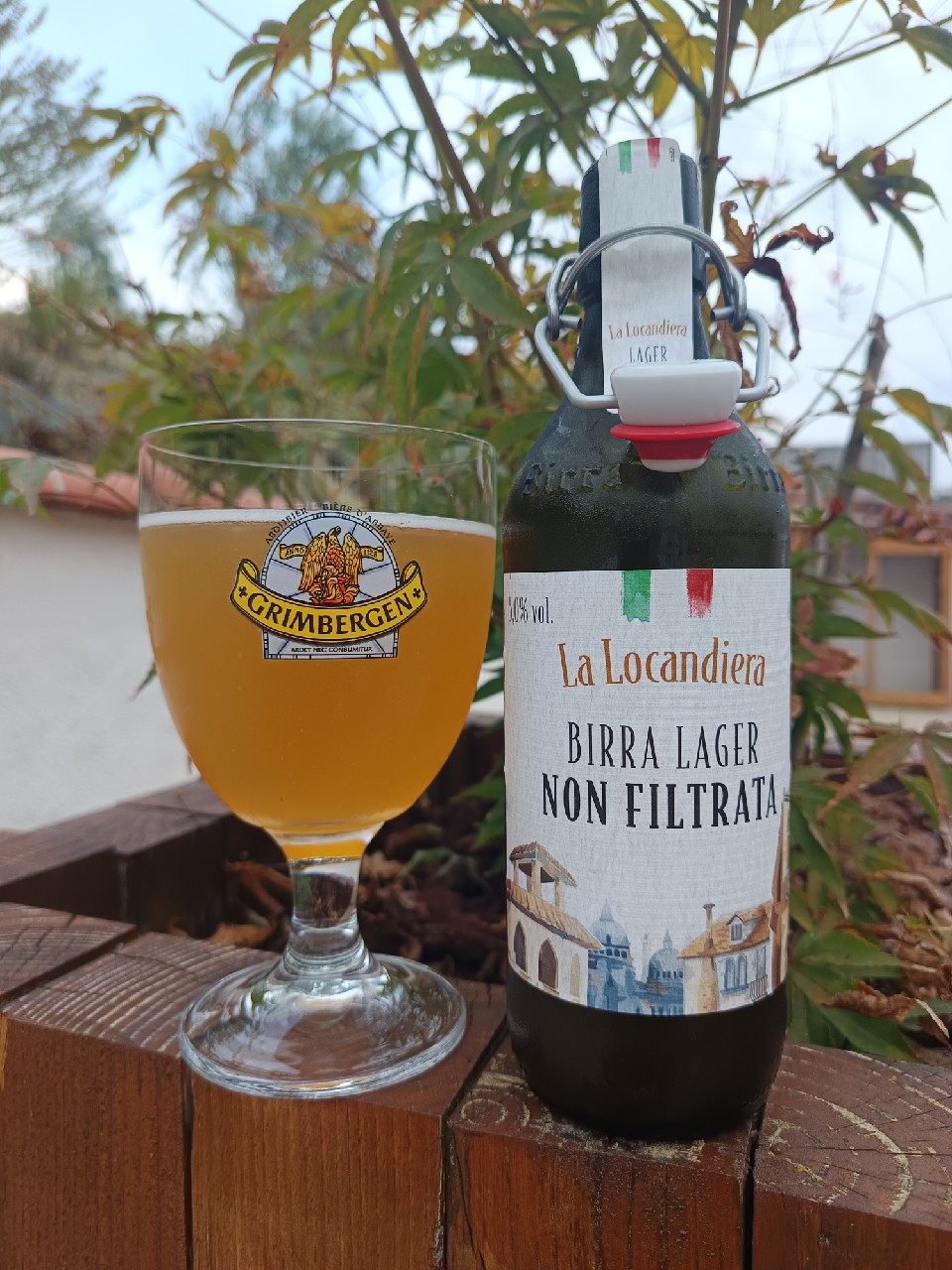 Birra Lager non filtrata, La Locandiera