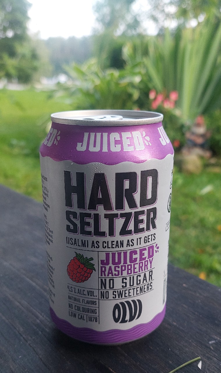 Hard Seltzer Juiced Raspberry, Finland