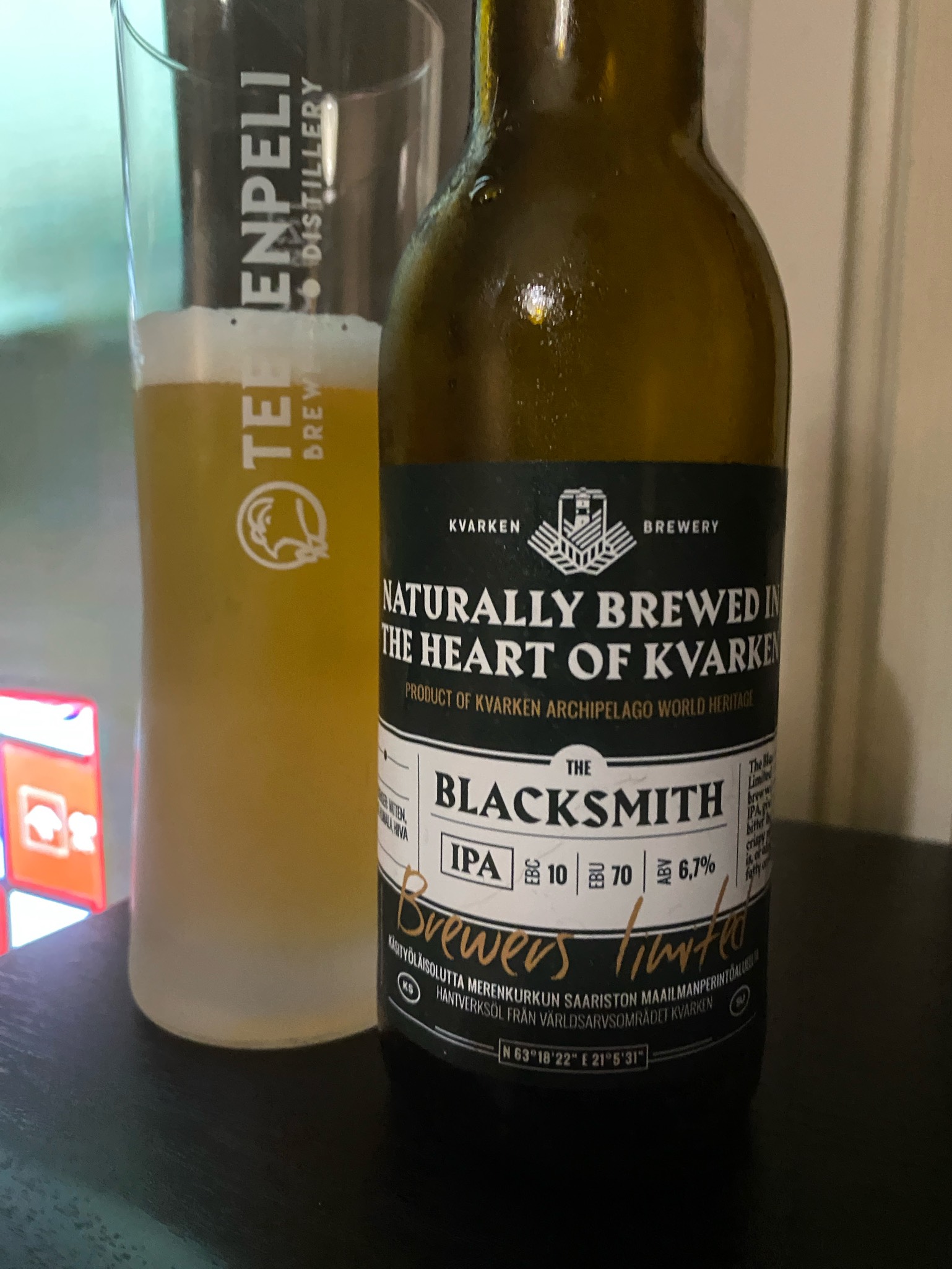 Blacksmith IPA, Finland