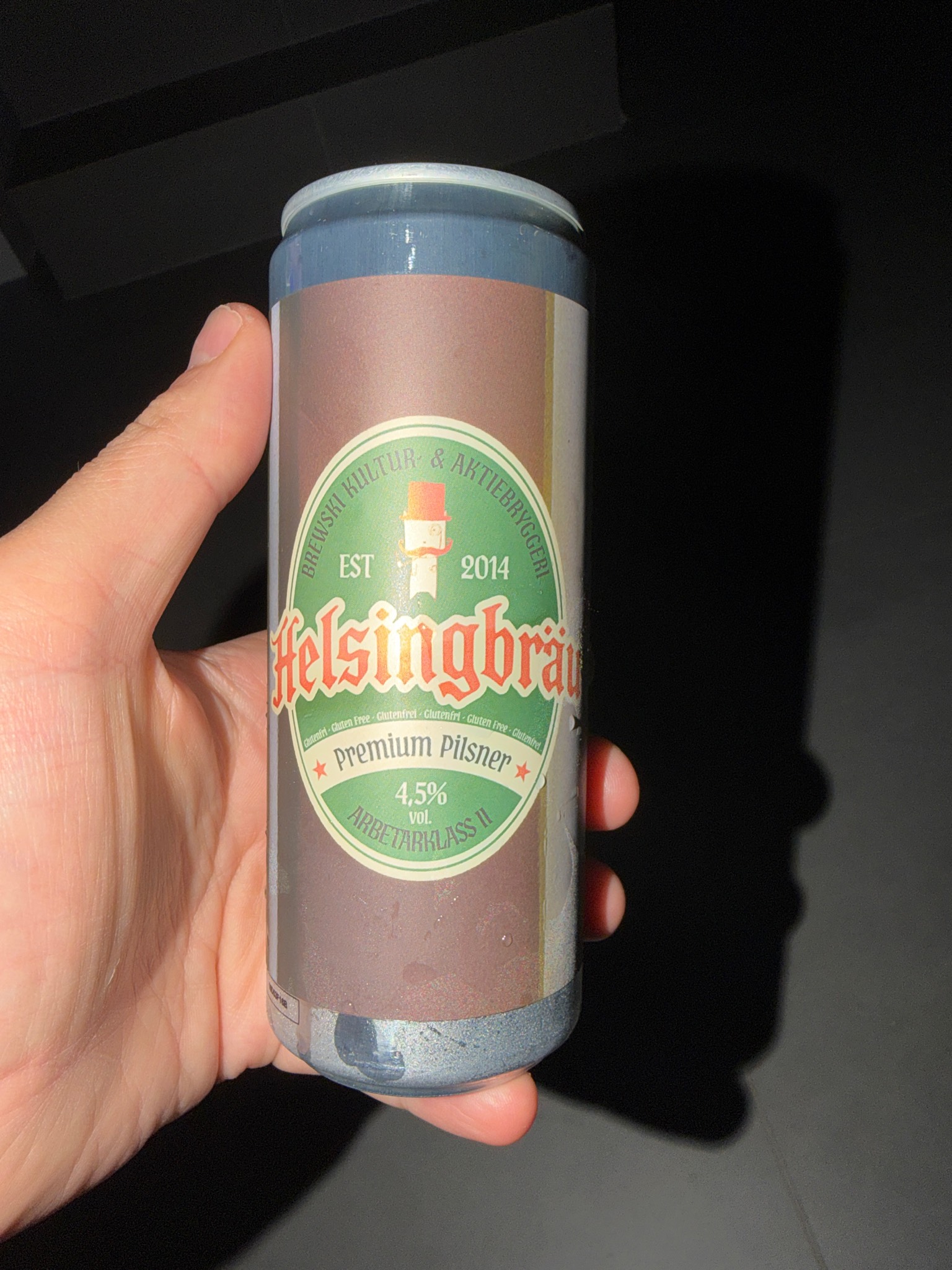 Helsingbräu Premium Pilsner, Sweden