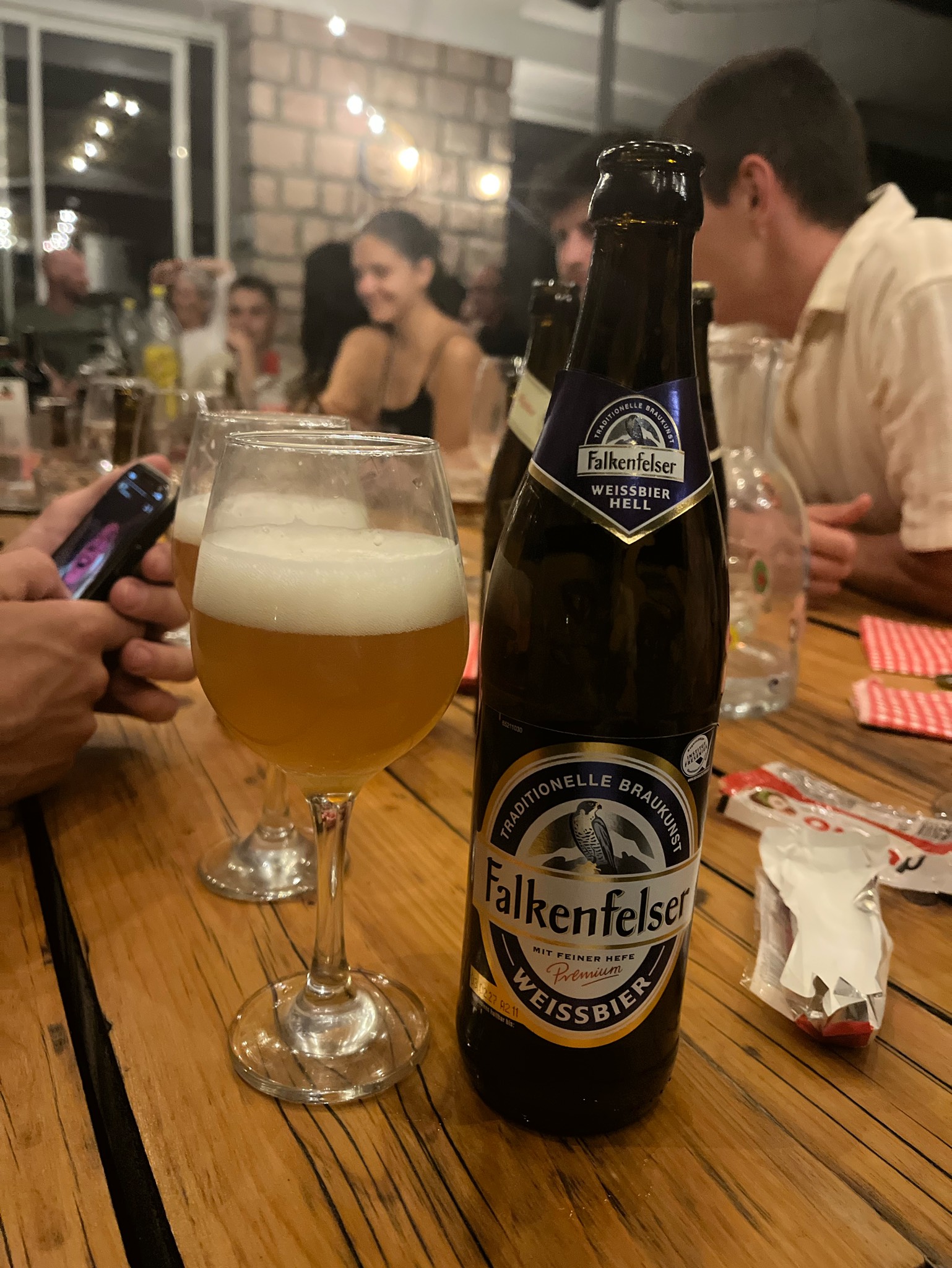 Falkenfelser Weissbier, Bayernbräu Fränkische Saale (Netto)