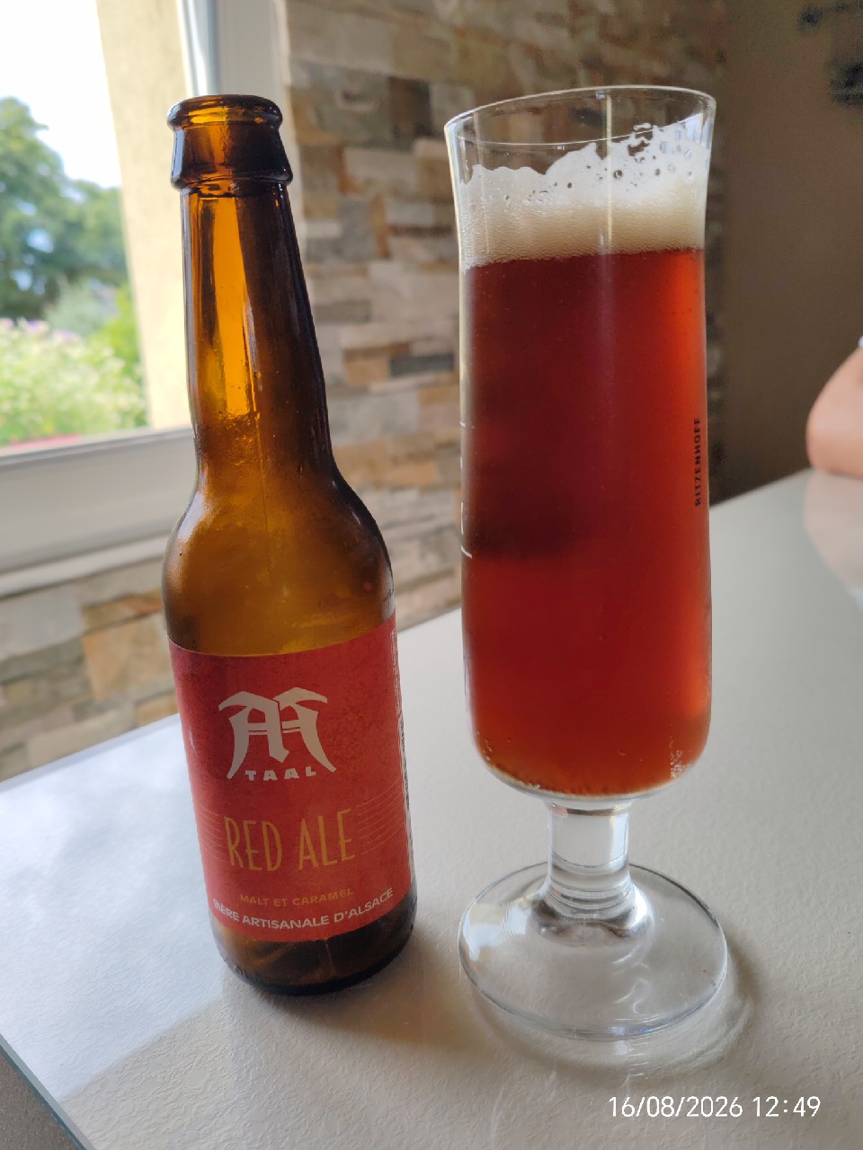 Experimentaal Red Ale, Brasserie Taal