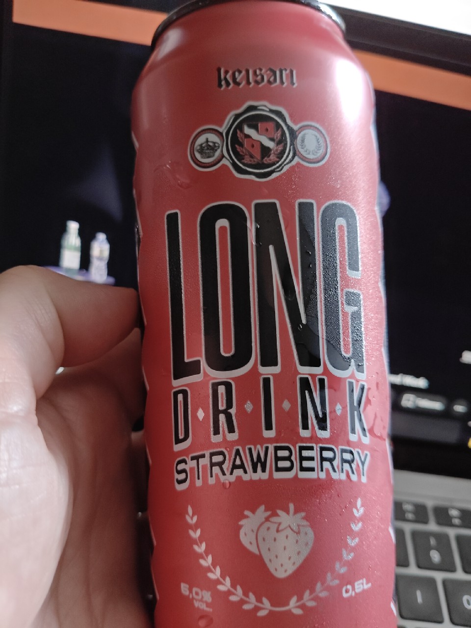 Keisari Long Drink Strawberry, Finland