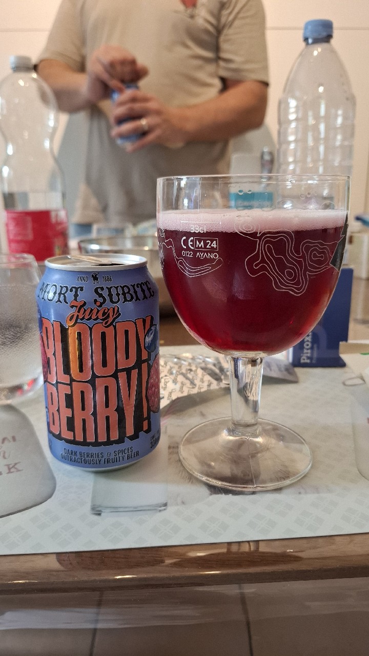 Juicy Bloody Berry, Brouwerij Mort Subite (Alken-Maes - Heineken)