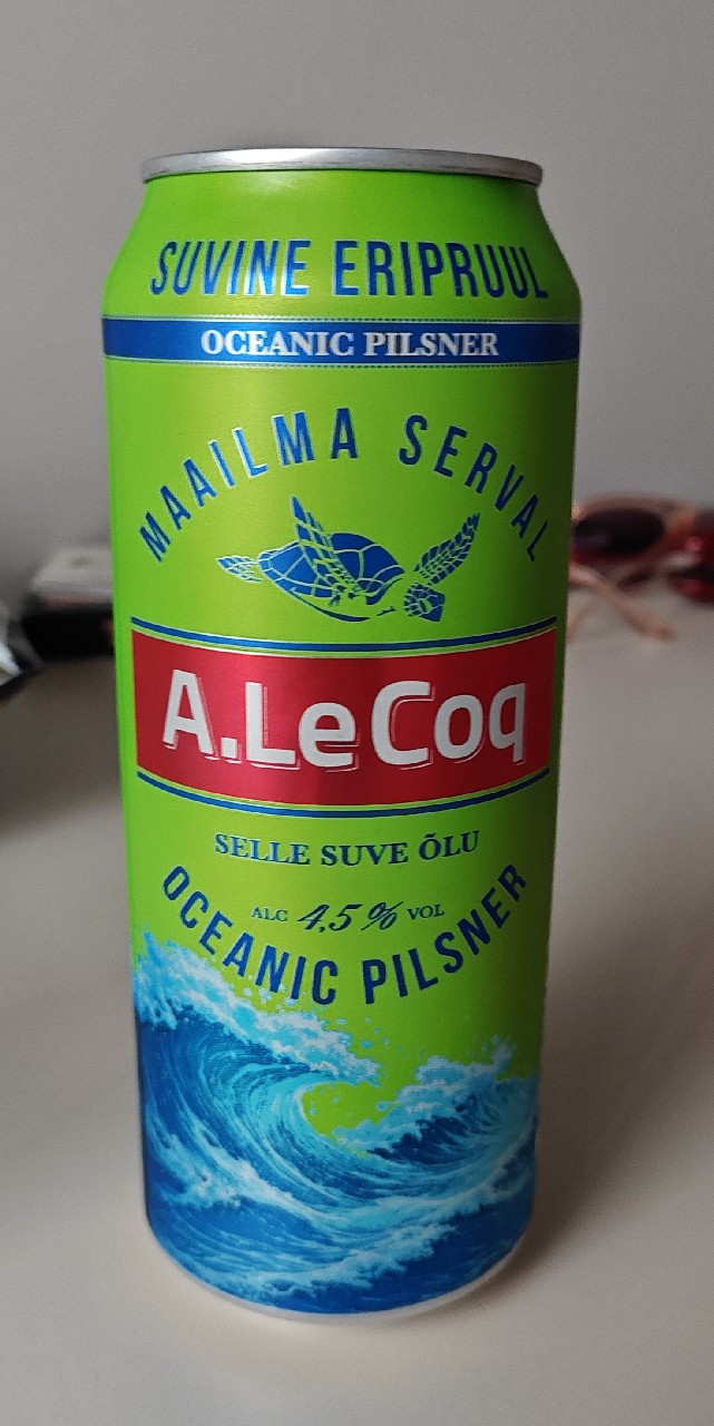 A.Le Coq Oceanic Pilsner, Estonia