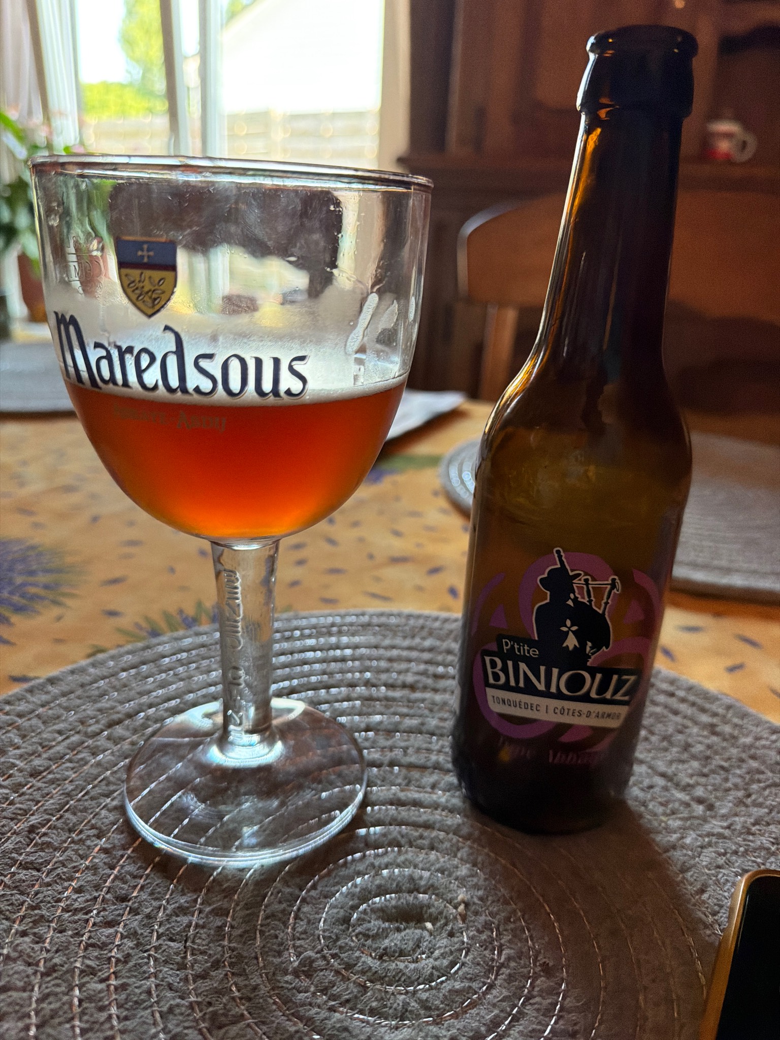 Ma P'tite Biniouz Abbaye, Brasserie Régionale De L'Ouest (Ex L'Hirondelle - Ménez Bré)