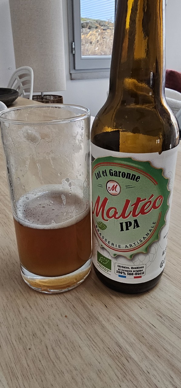 Maltéo IPA, Brasserie Maltéo - Le Comptoir De Matéo