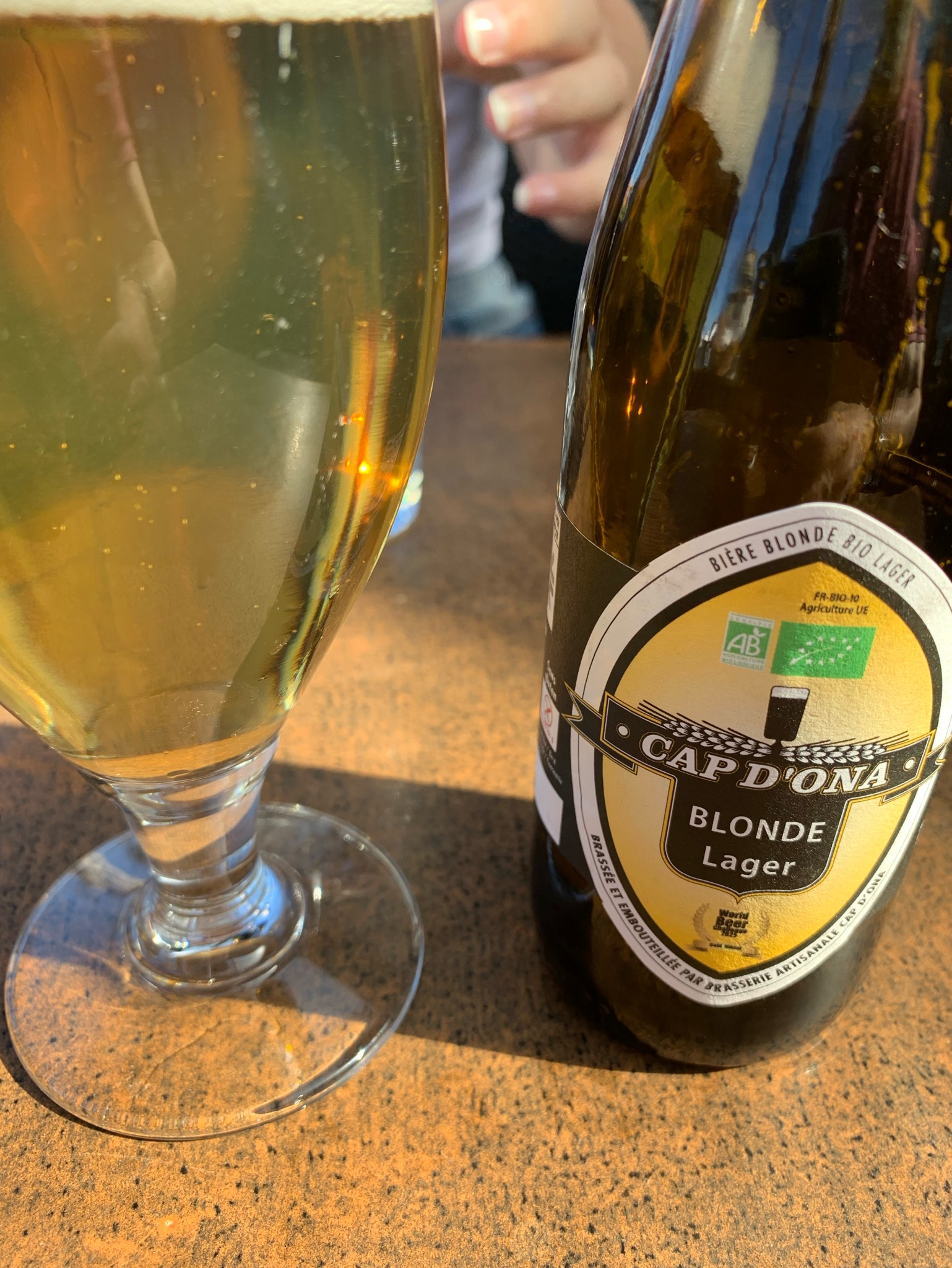 Cap d'Ona Blonde Lager, Brasserie Cap D'Ona