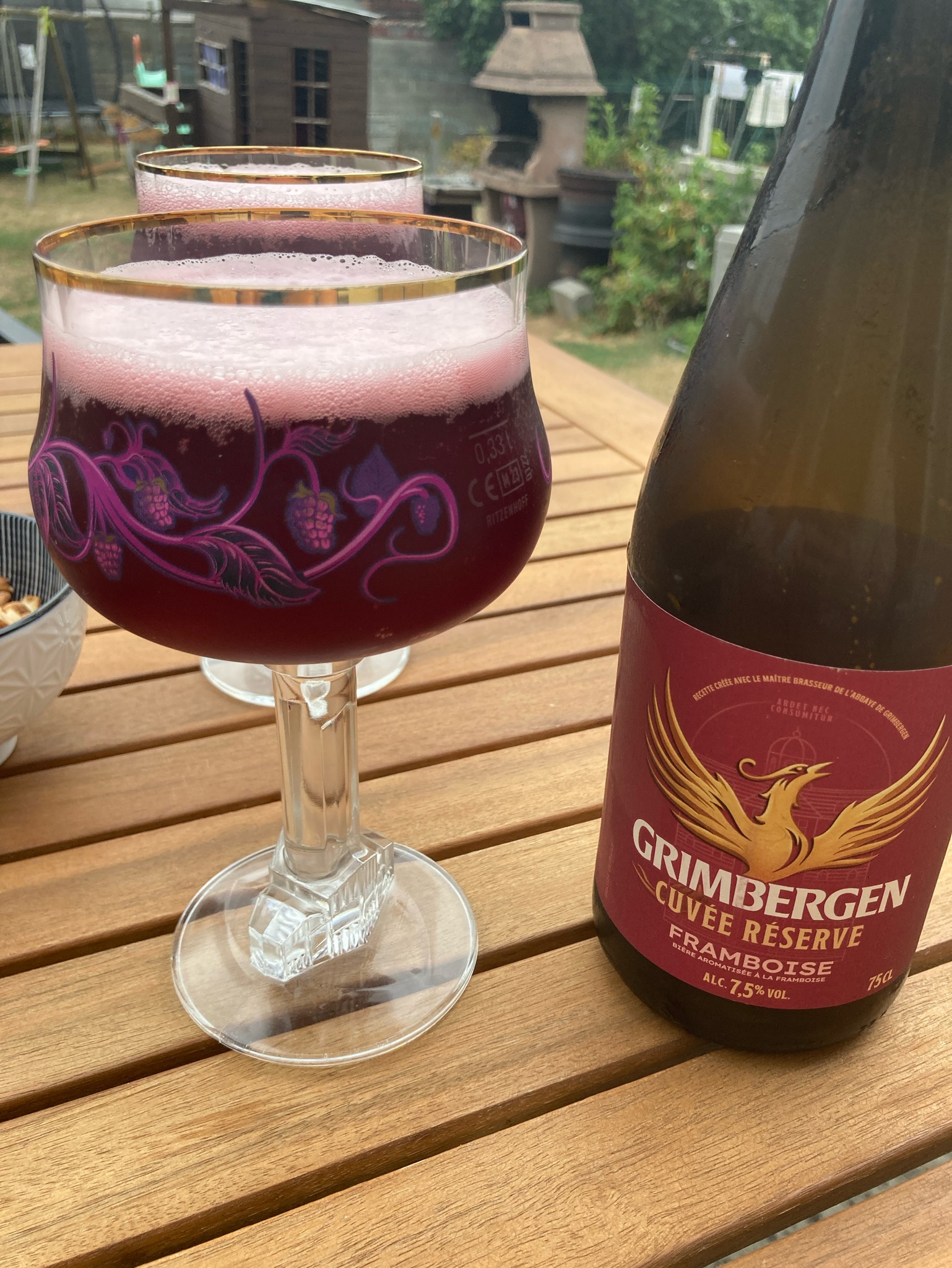 grimbergen cuvée réserve framboise, Belgium