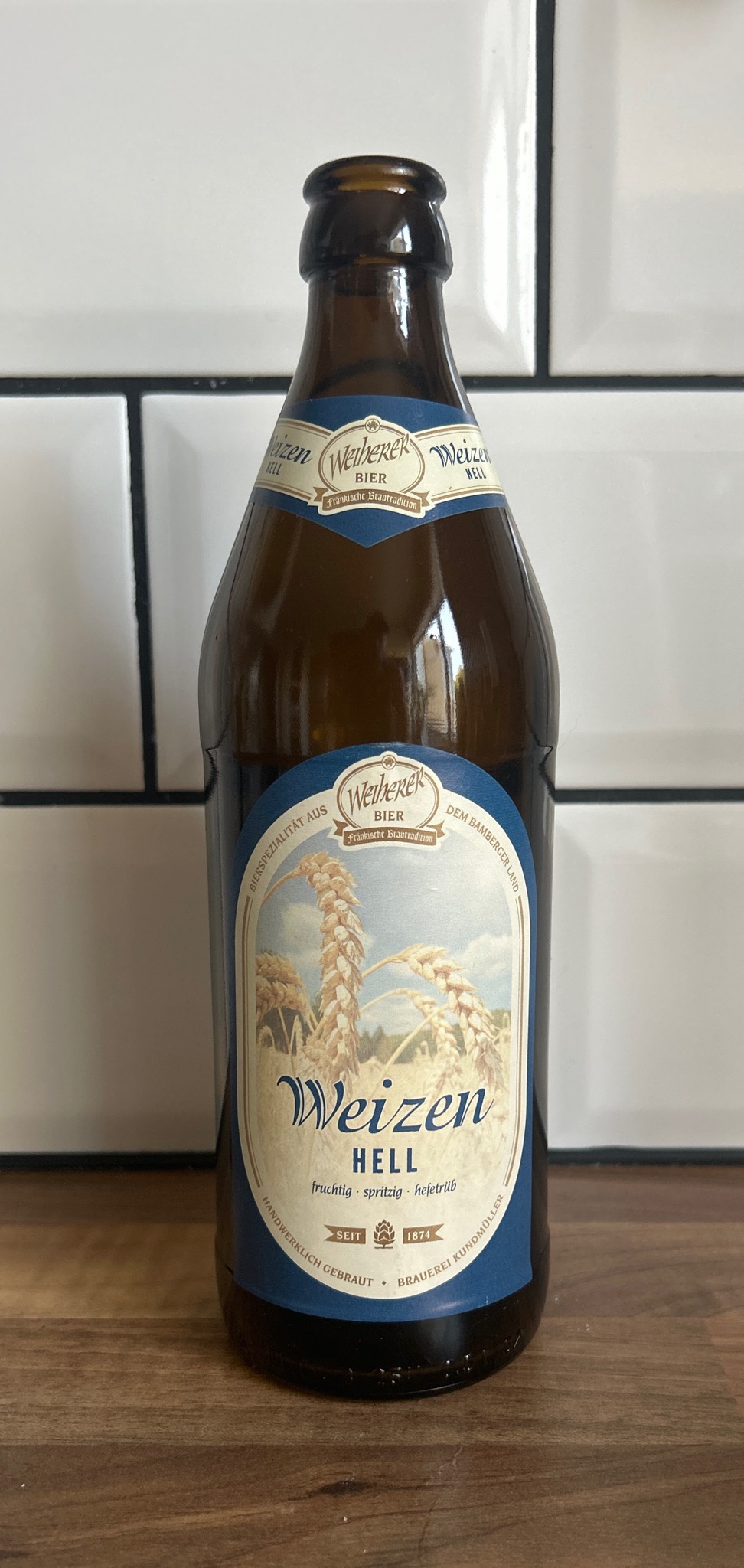 Weiherer Weizen Hell, Brauerei-Gasthof Kundmüller