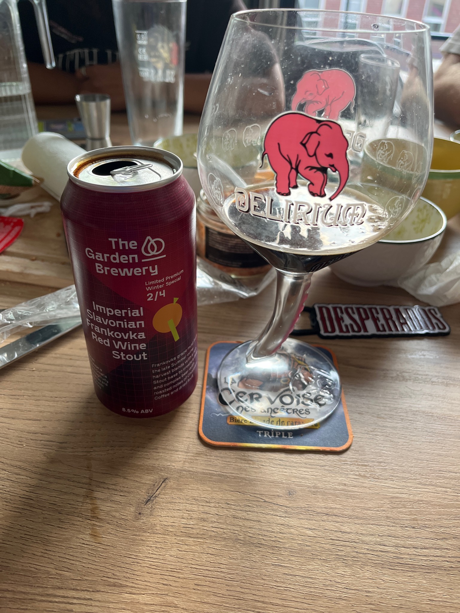Imperial Slavonian Frankovka Red Wine Stout, The Garden Brewery