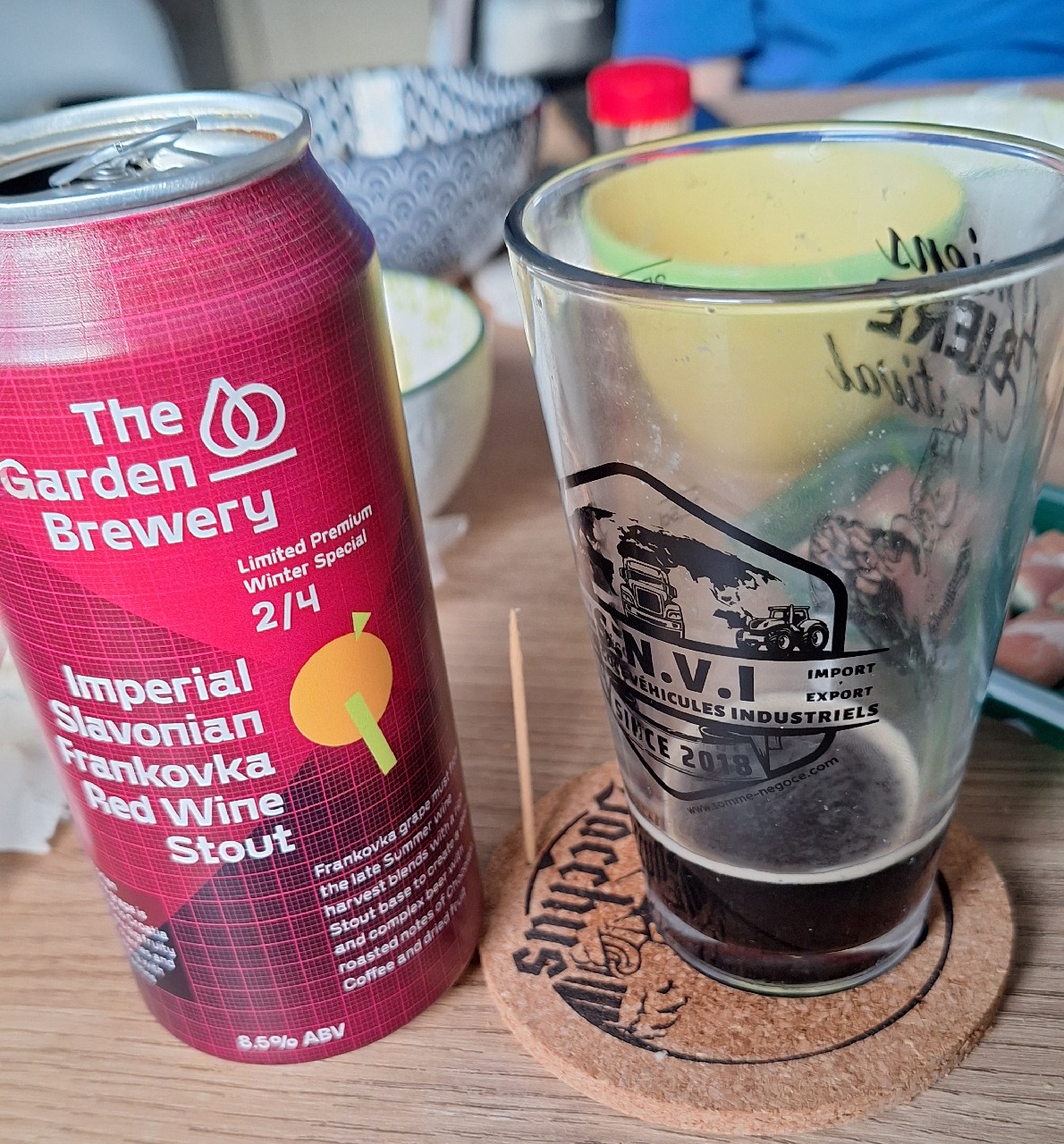 Imperial Slavonian Frankovka Red Wine Stout, The Garden Brewery