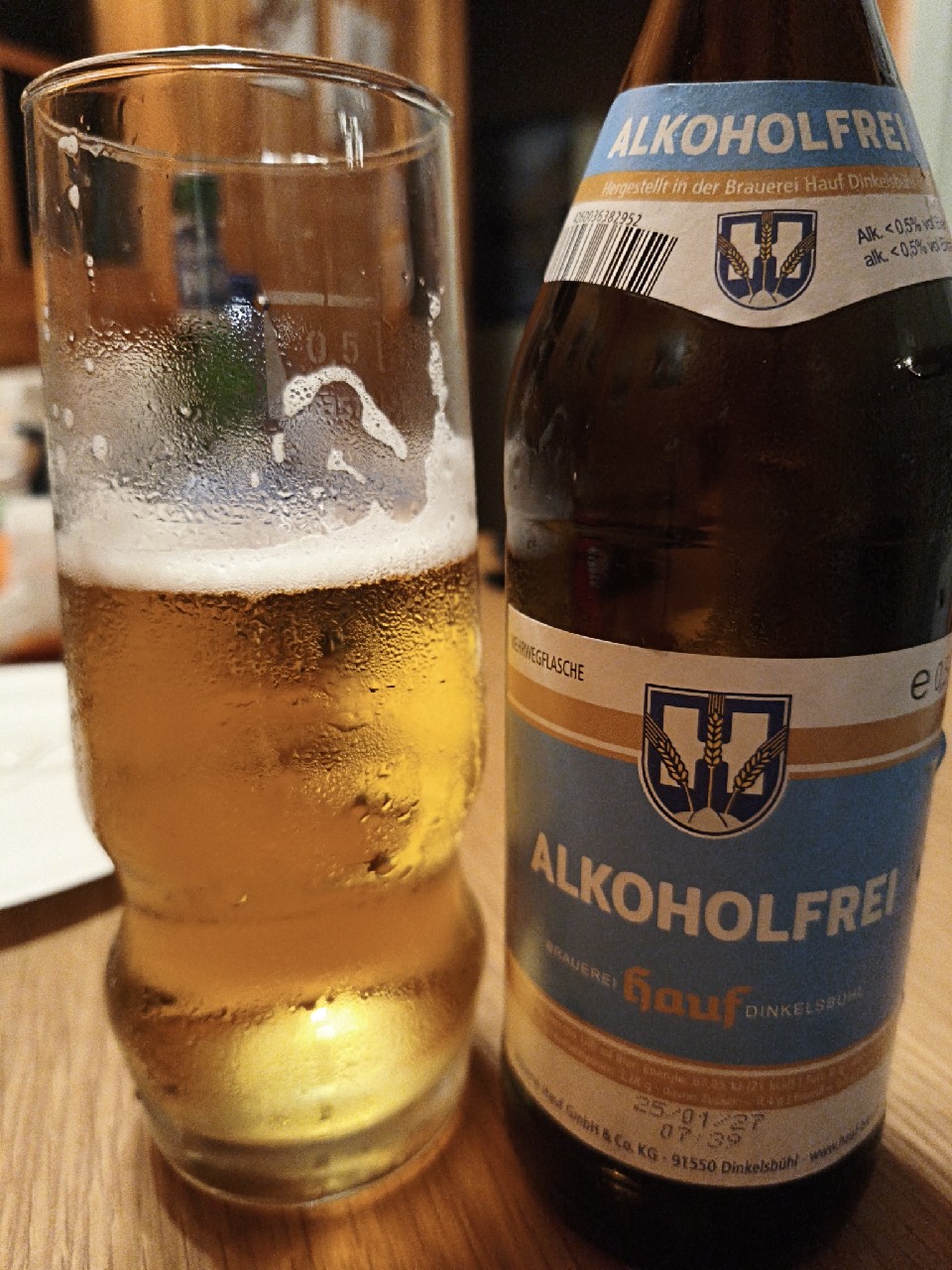 Hauf alkoholfrei, Brauerei Hauf Dinkelsbühl