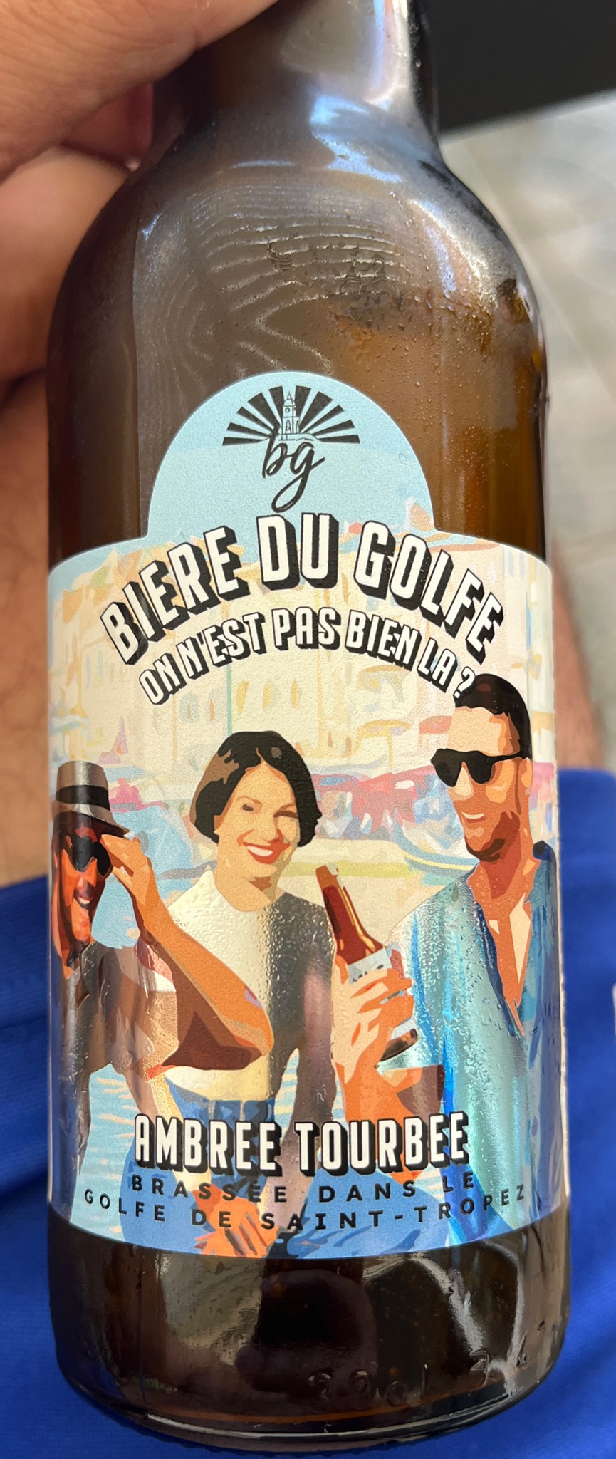 Ambrée Tourbée bière du golfe, Brasserie Artisanale Du Golfe