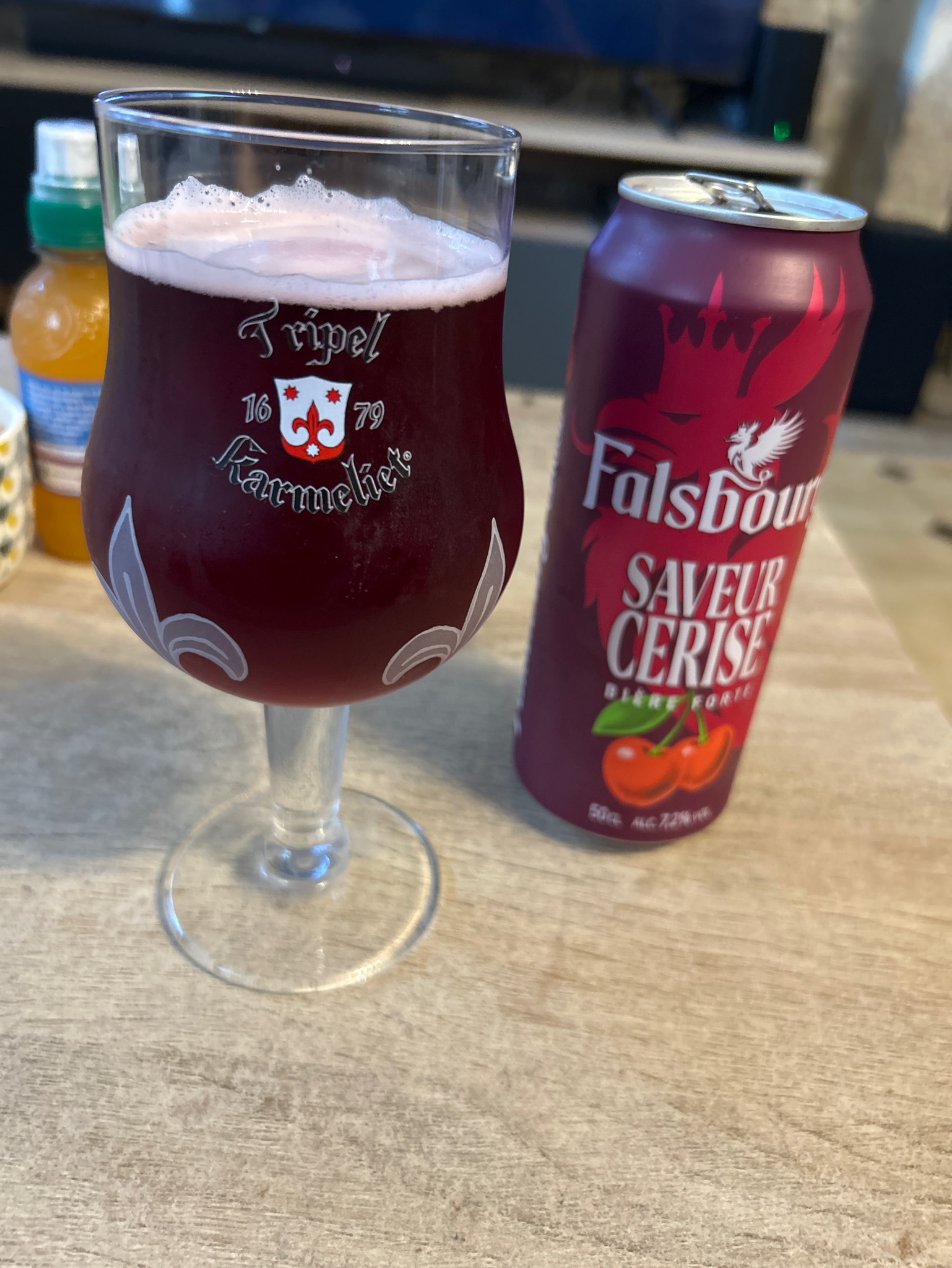 Falsbourg saveur cerise, E. Leclerc - Marque Repère (Scamark)