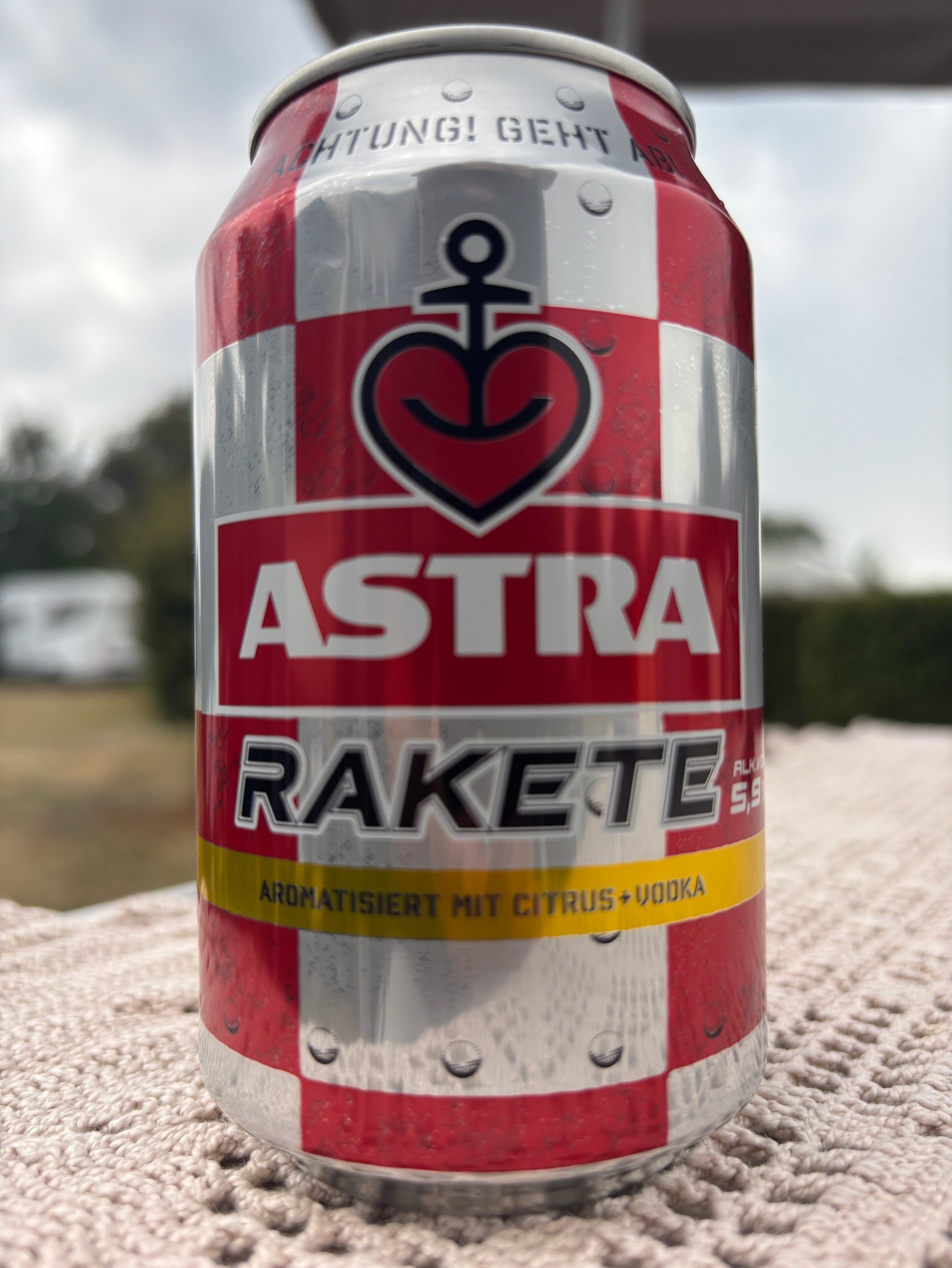 Astra Rakete, Holsten-Brauerei (Carlsberg)
