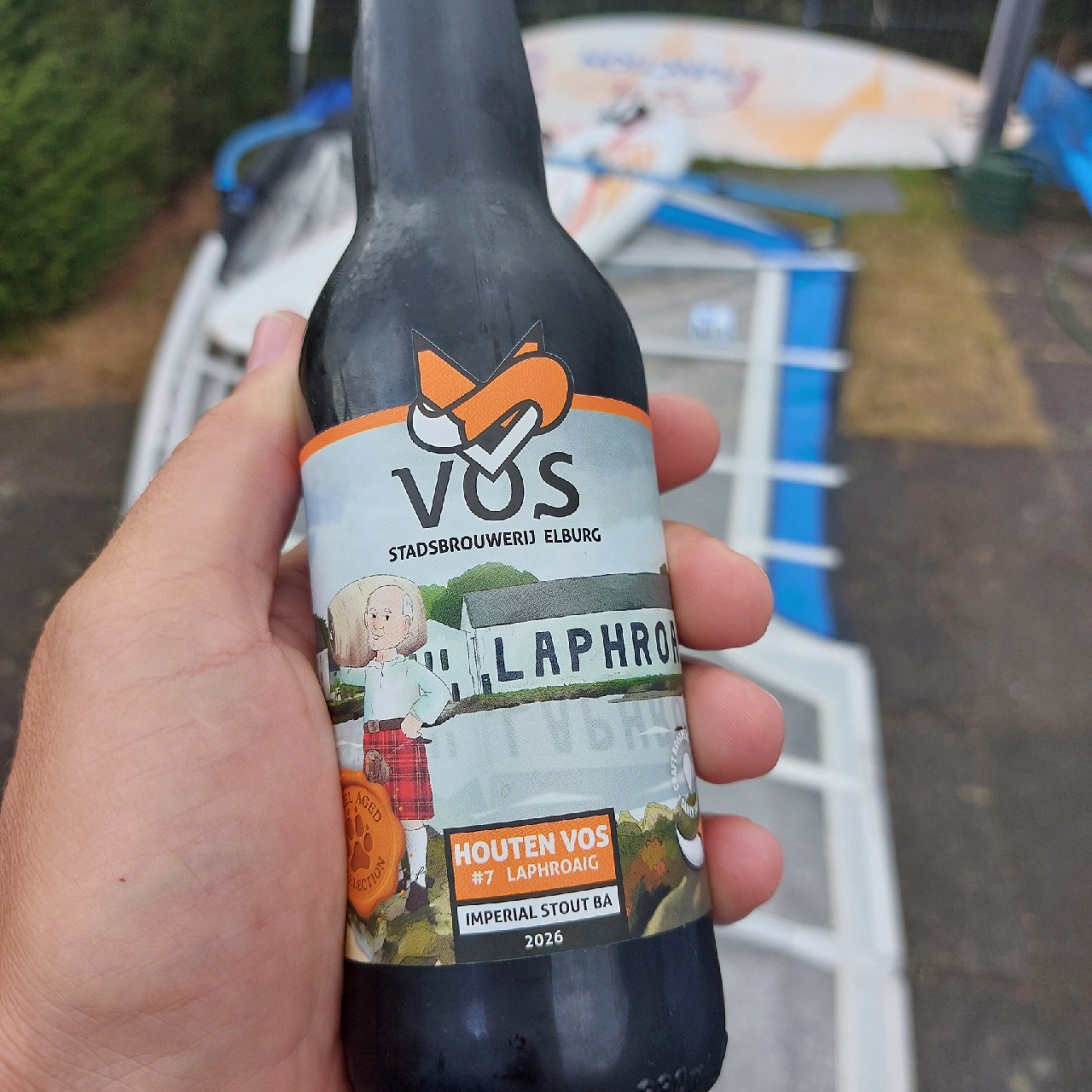 Houten Vos #7 Laphroaig, Stadsbrouwerij Vos