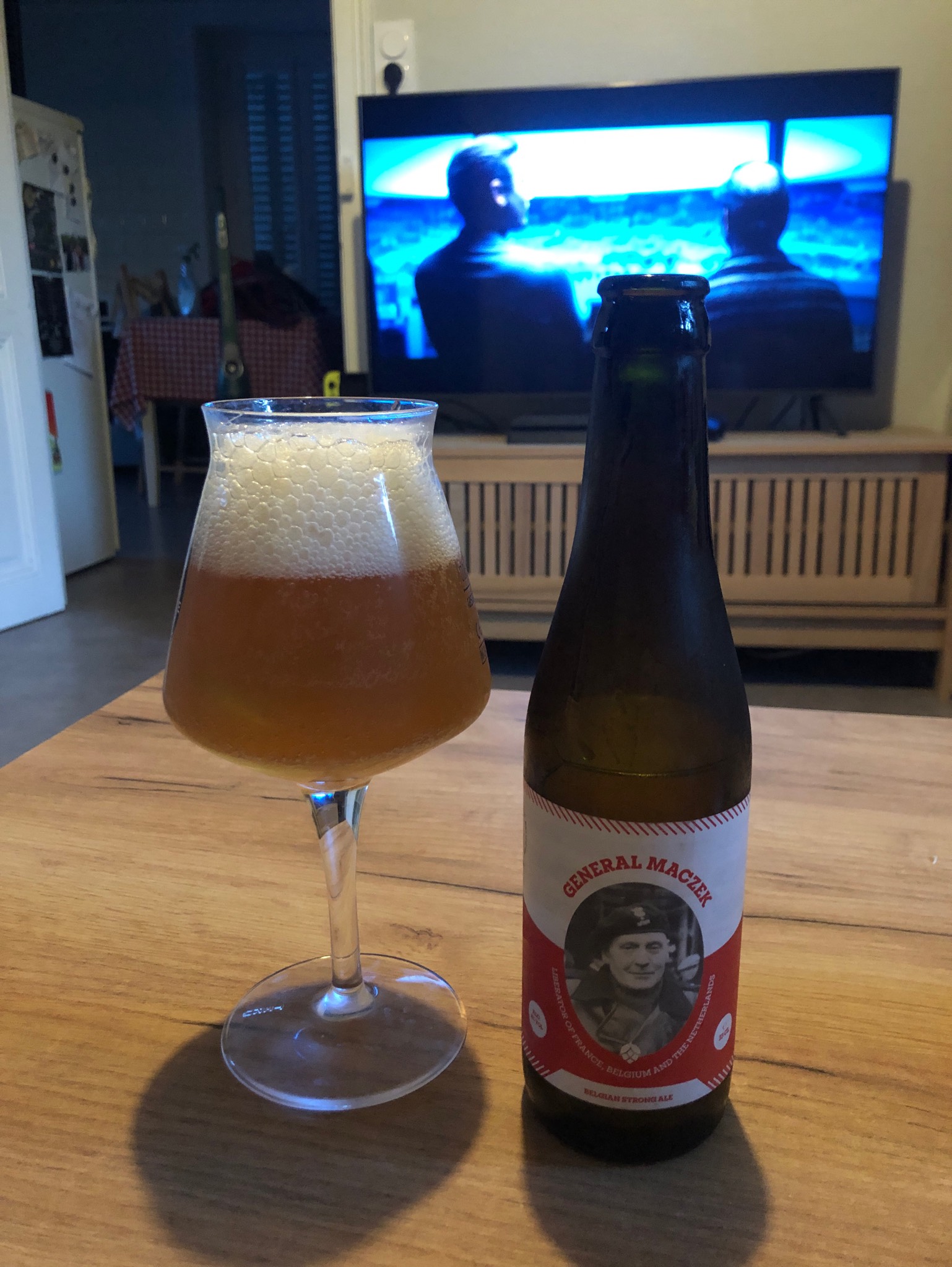General Maczek, Belgium