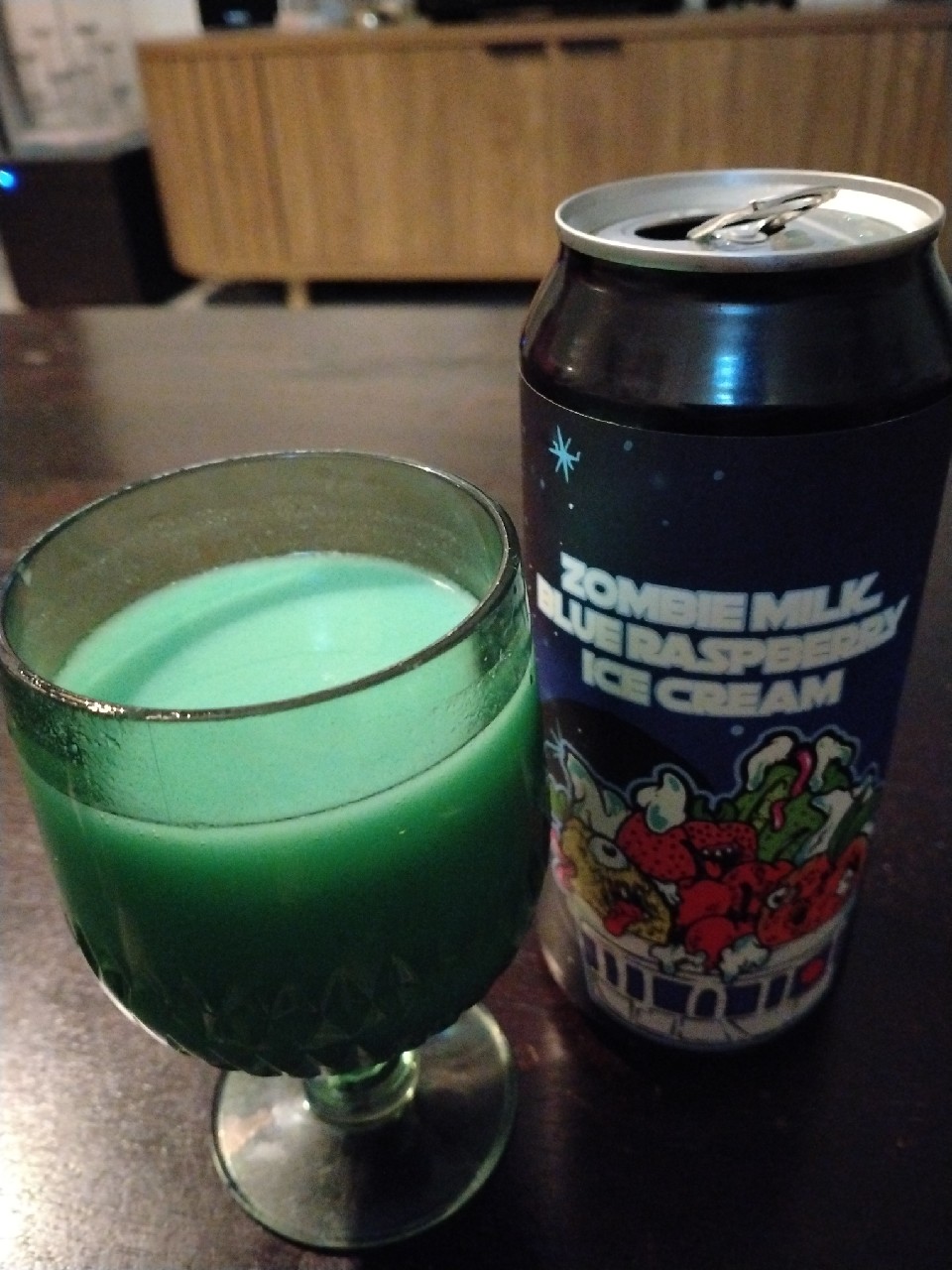 zombie hwhip style fruited sour ale, Beer Zombies Brewing Co.