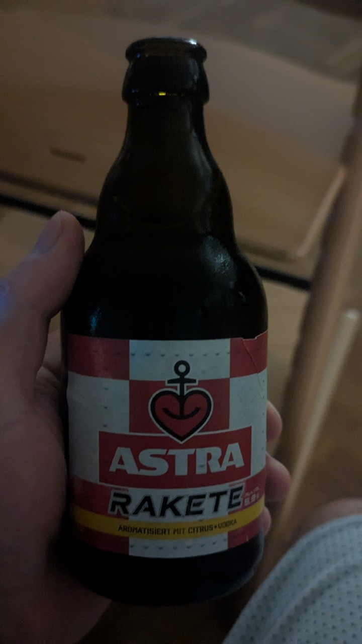 Astra Rakete, Holsten-Brauerei (Carlsberg)