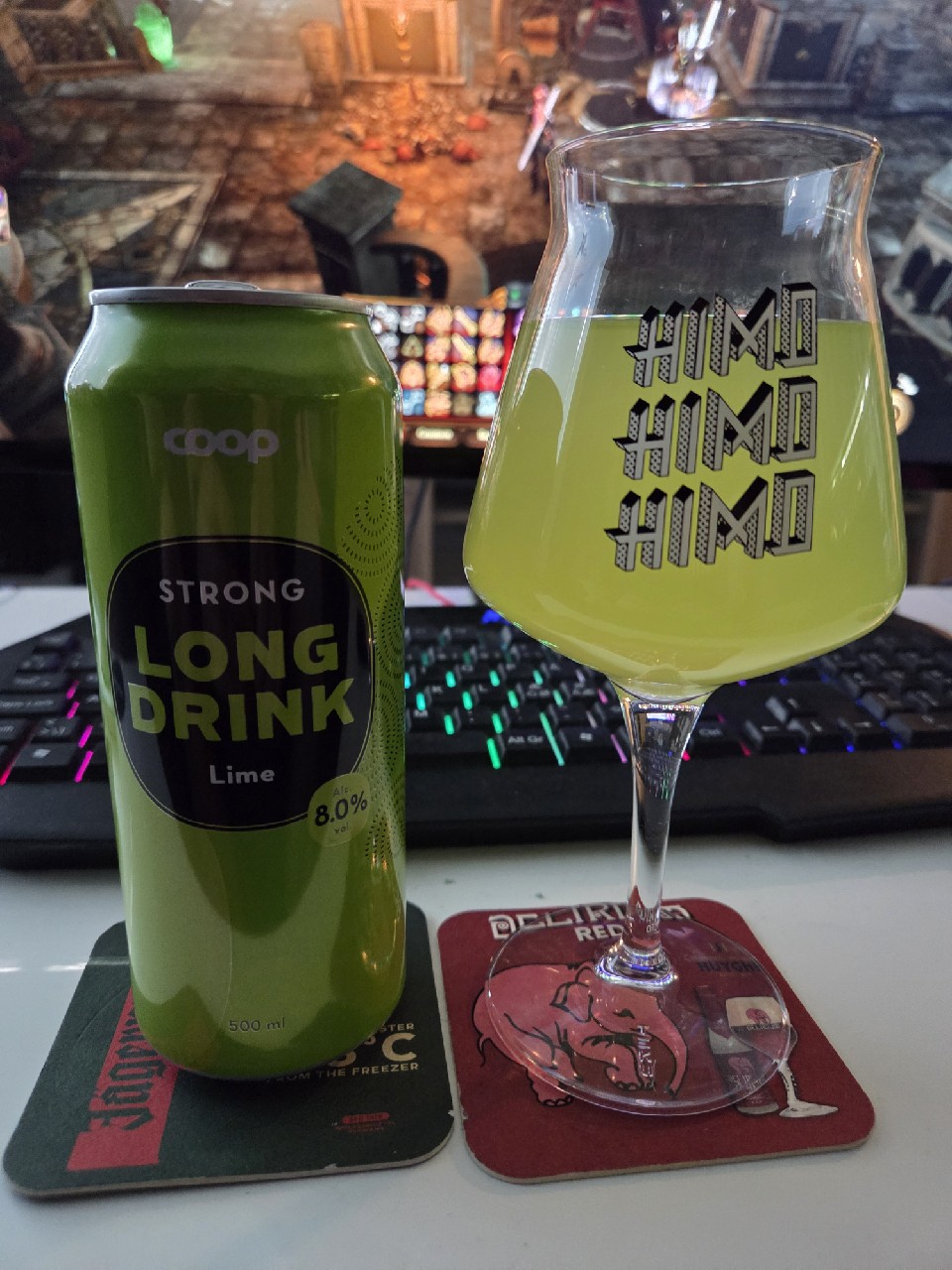 Coop Strong Long Drink Lime, Finland