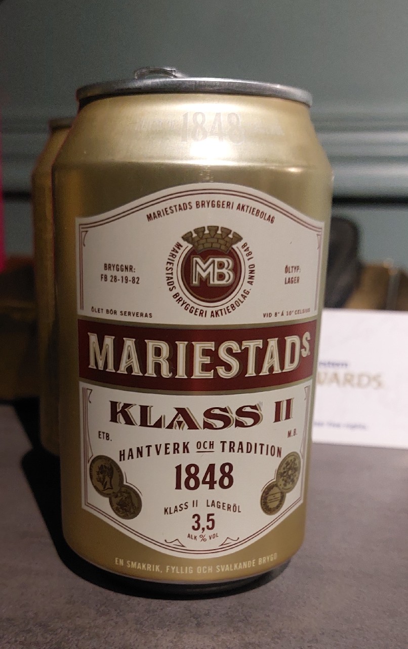 Mariestads Klass II, Sweden