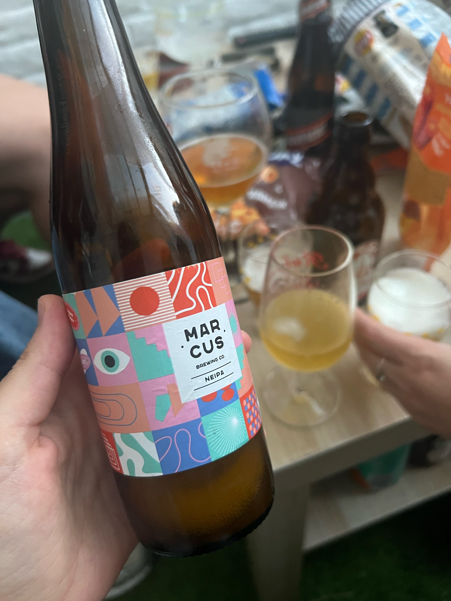 Marcus Beer NEIPA, Marcusbeer