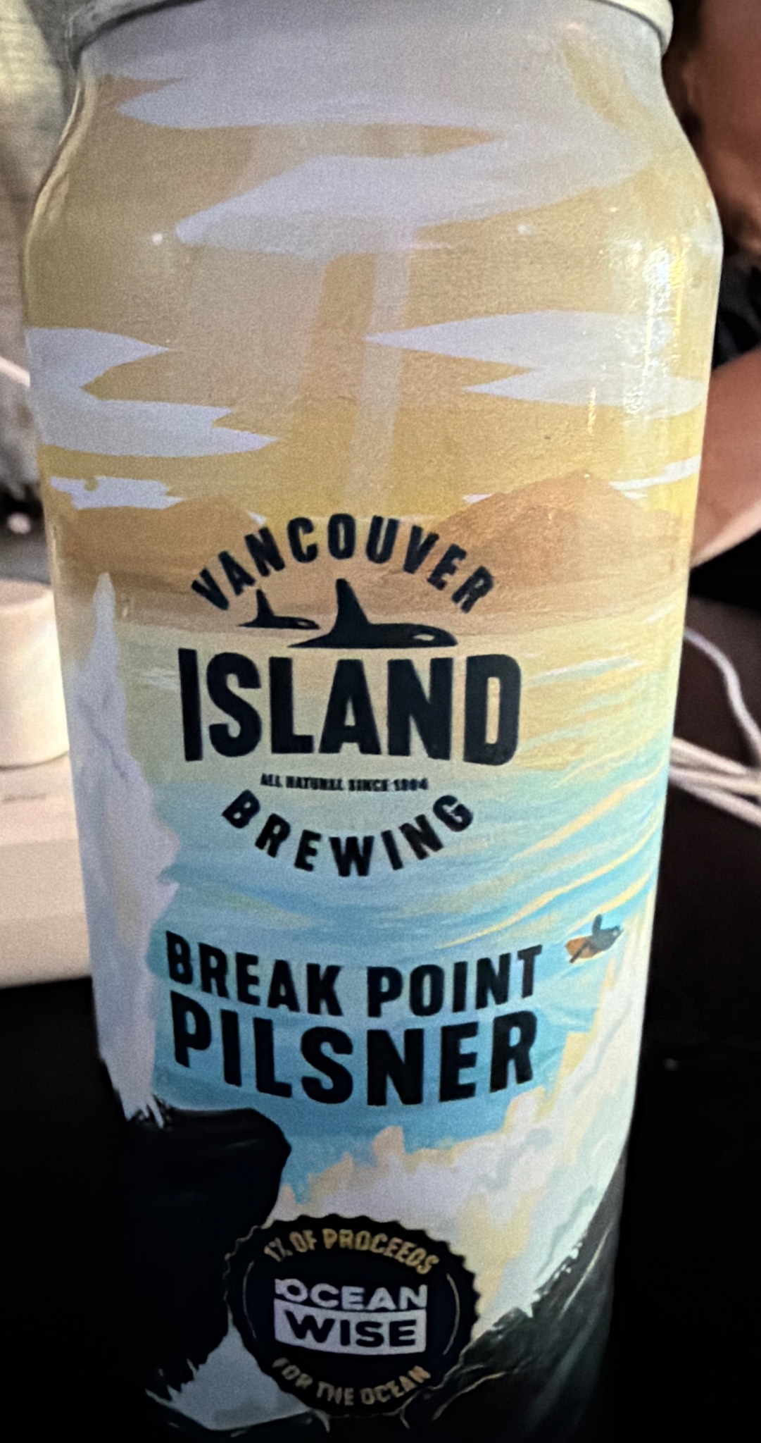 Break Point Pilsner, Vancouver Island Brewery