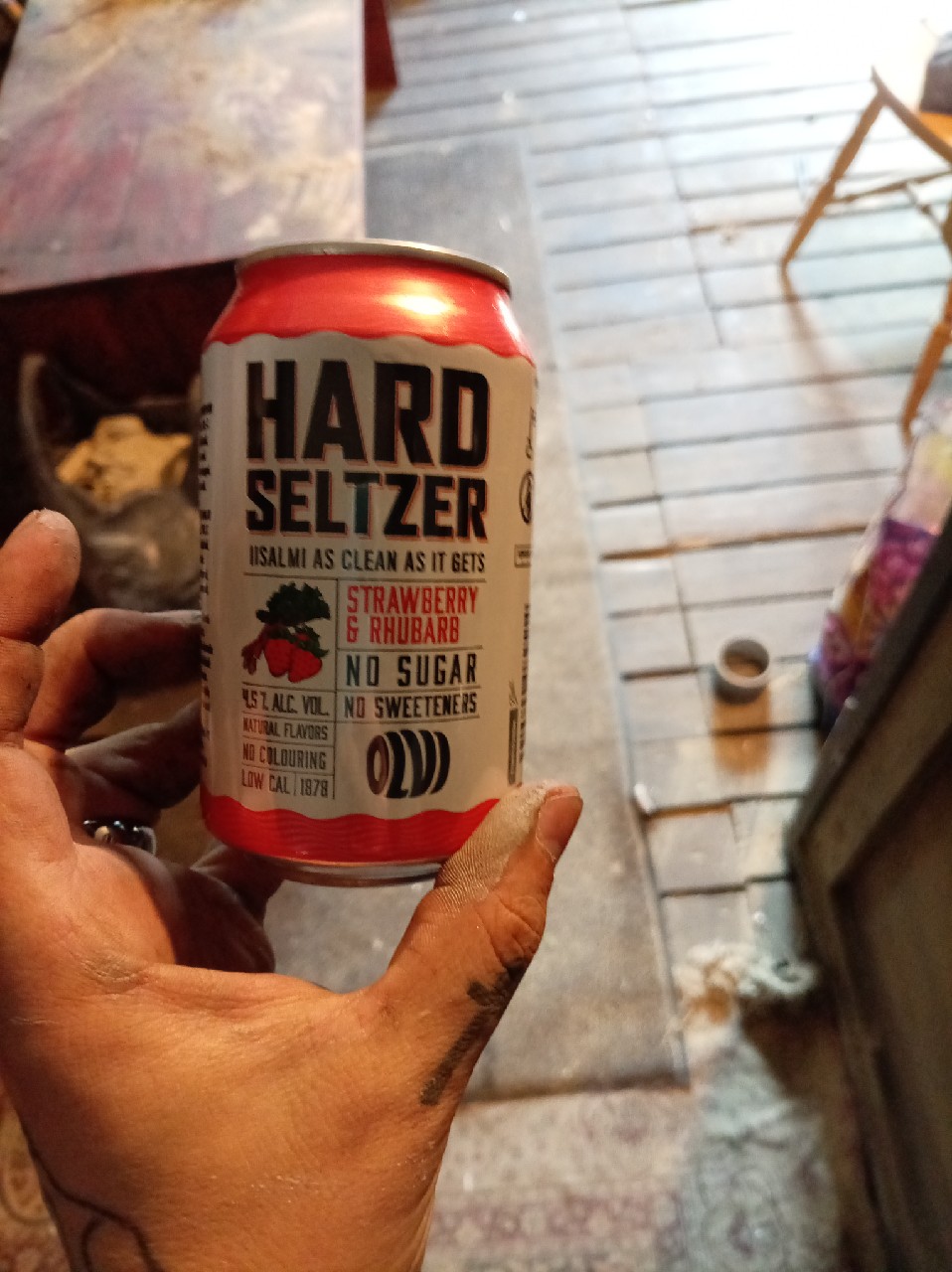 Hard Seltzer Strawberry & Rhubarb, Finland