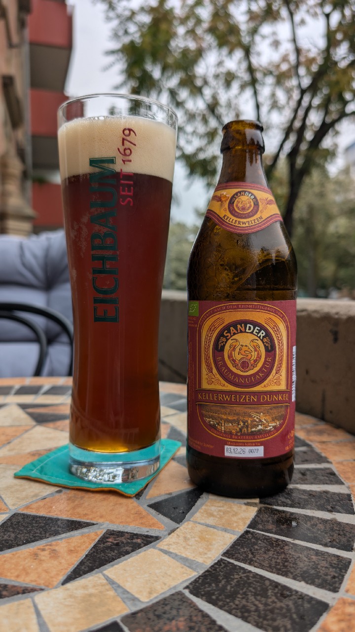 Kellerweizen Dunkel, Braumanufaktur Sander