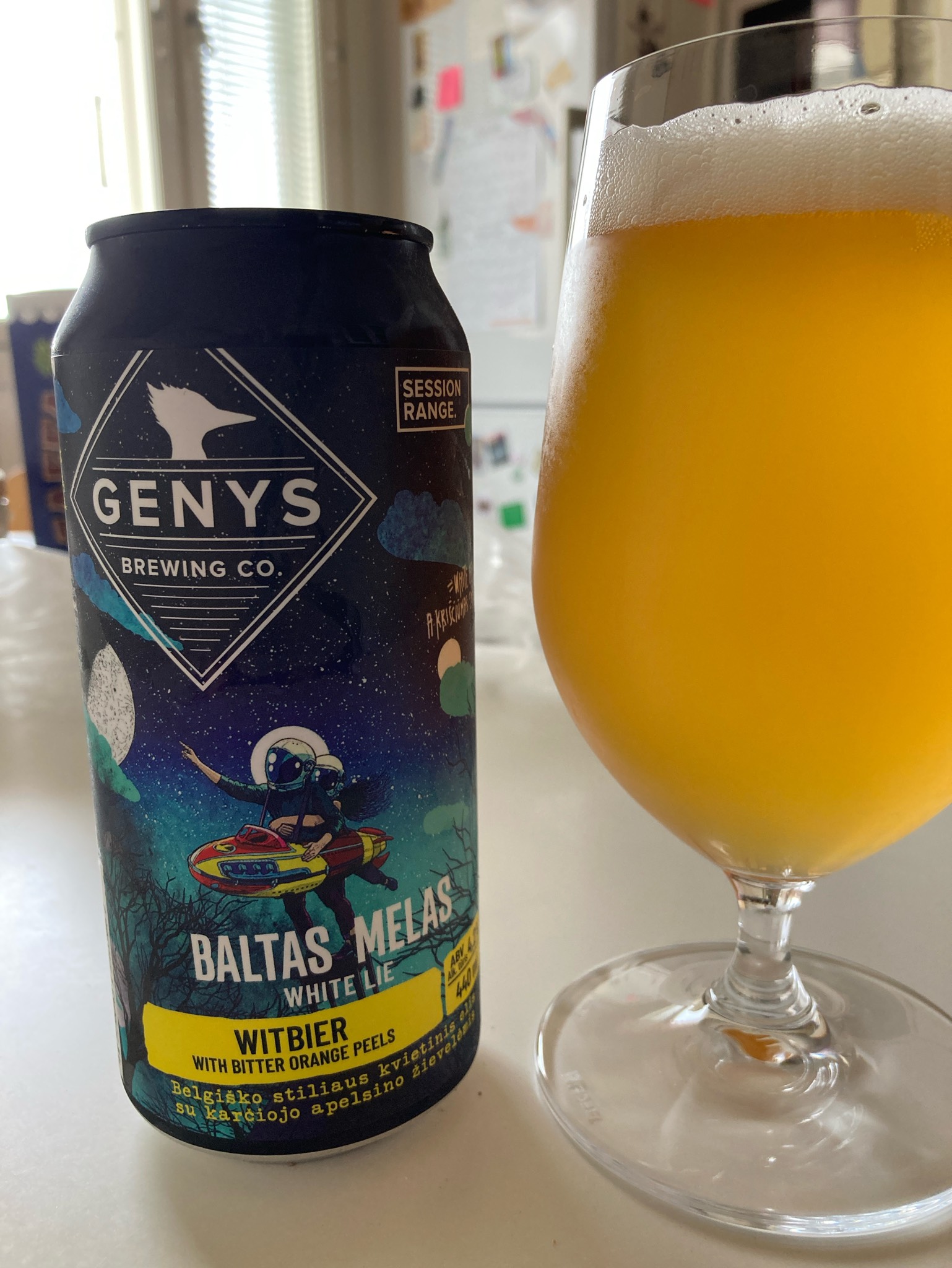 Baltas Melas / White Lie, Genys Brewing Co.