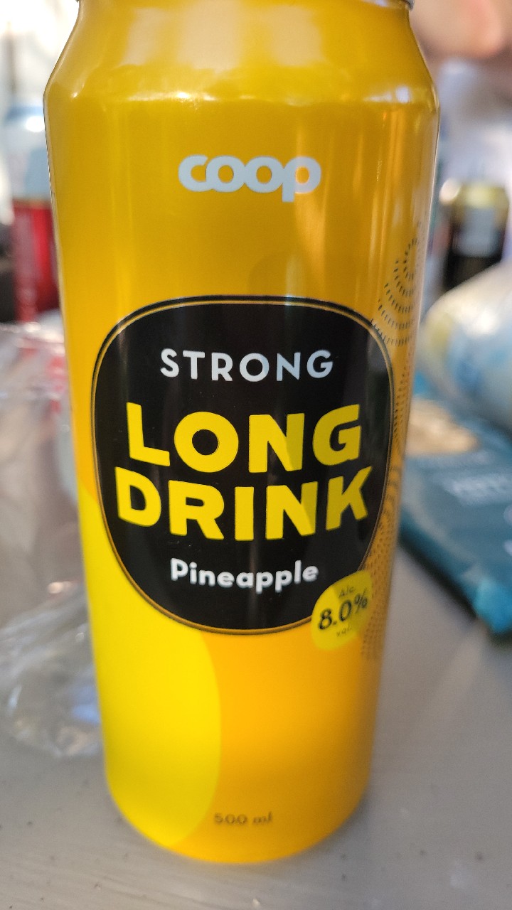 Coop Strong Long Drink Pineapple, Finland