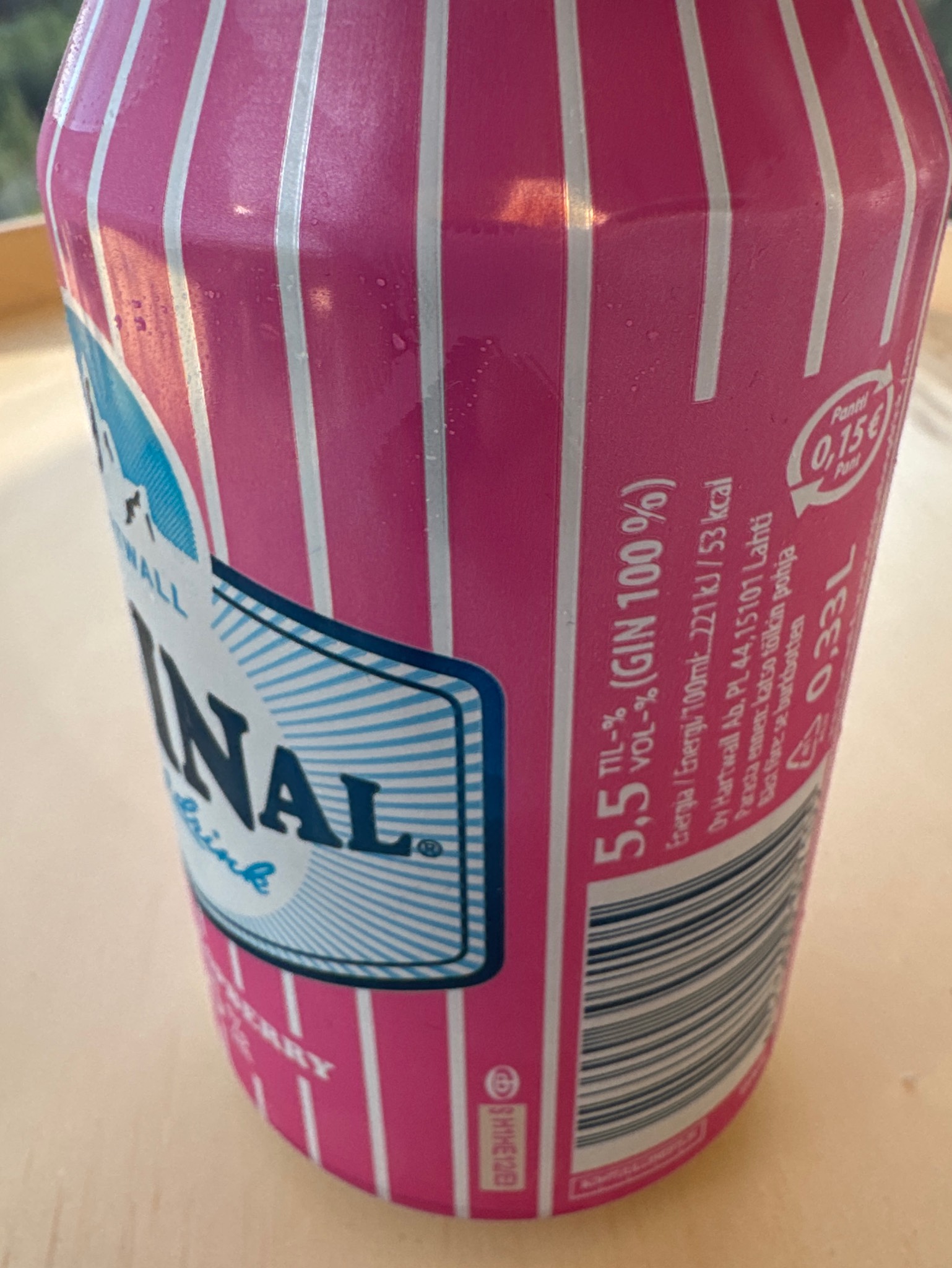 Original Long Drink Pink Raspberry, Finland