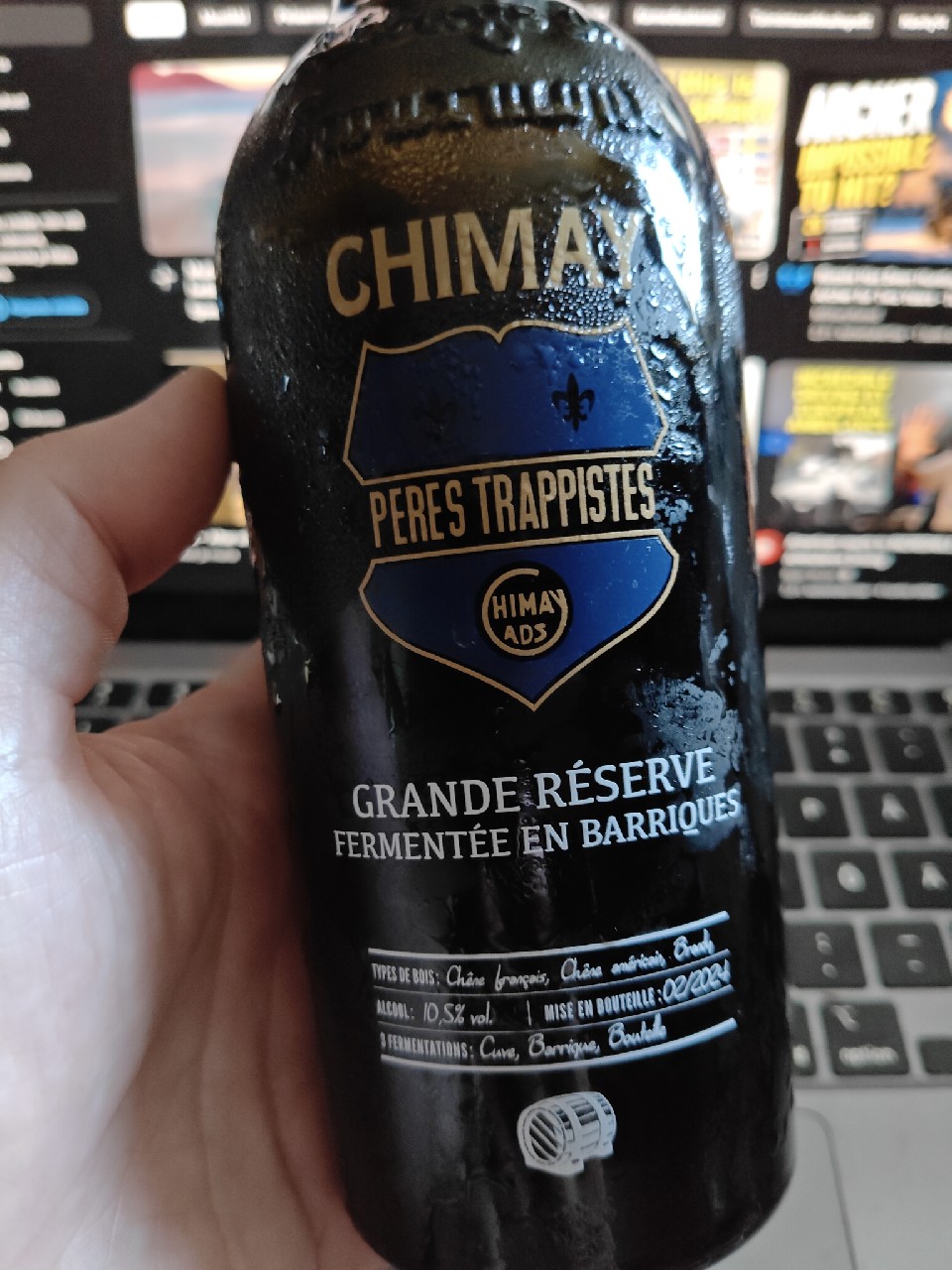 Chimay Grande Reserve Fermentée En Barriques Brandy (02/2024), Bières de Chimay